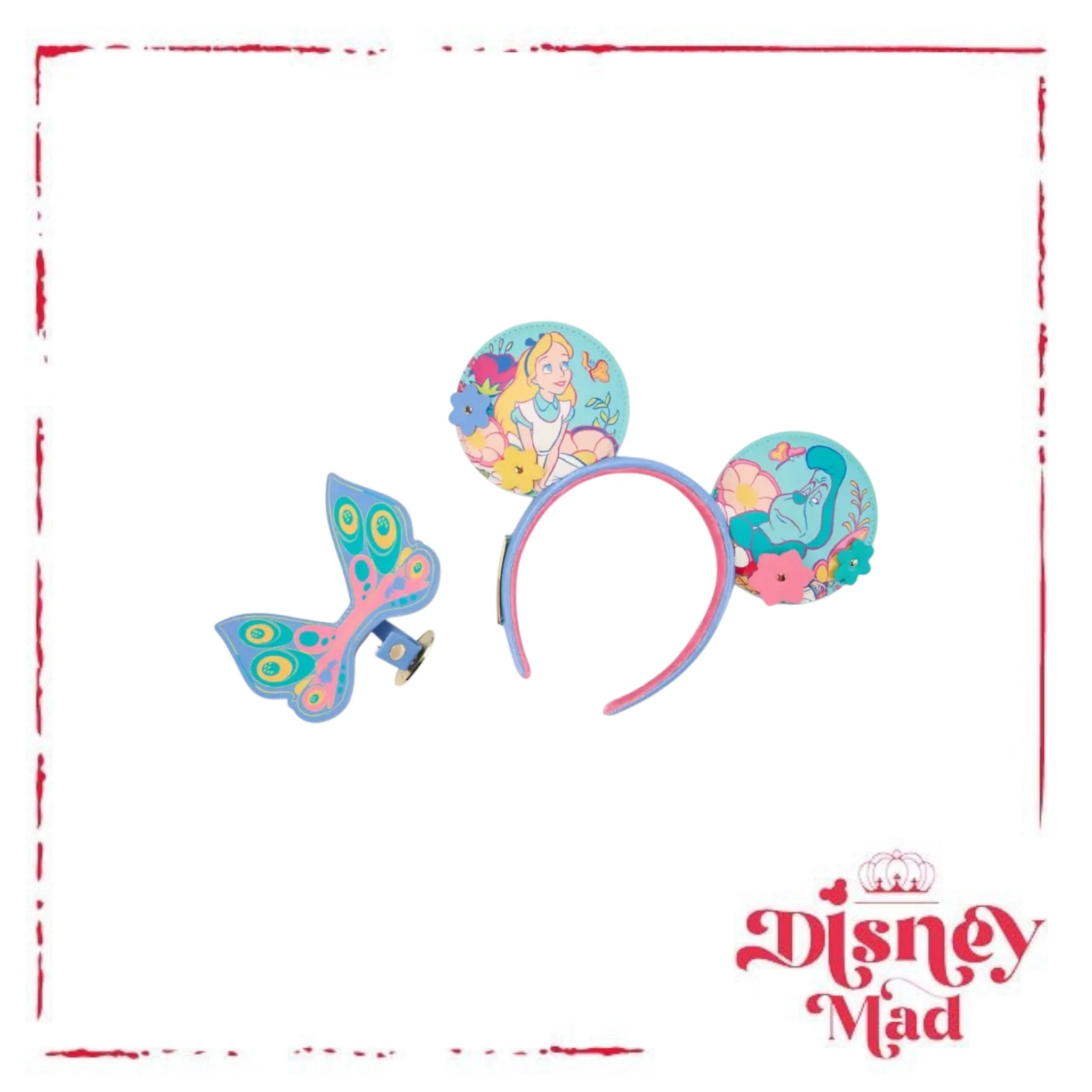Alice in Wonderland Loungefly Ear Headband for Adults – EPCOT International Flower & Garden Festival 2026 - Image 6