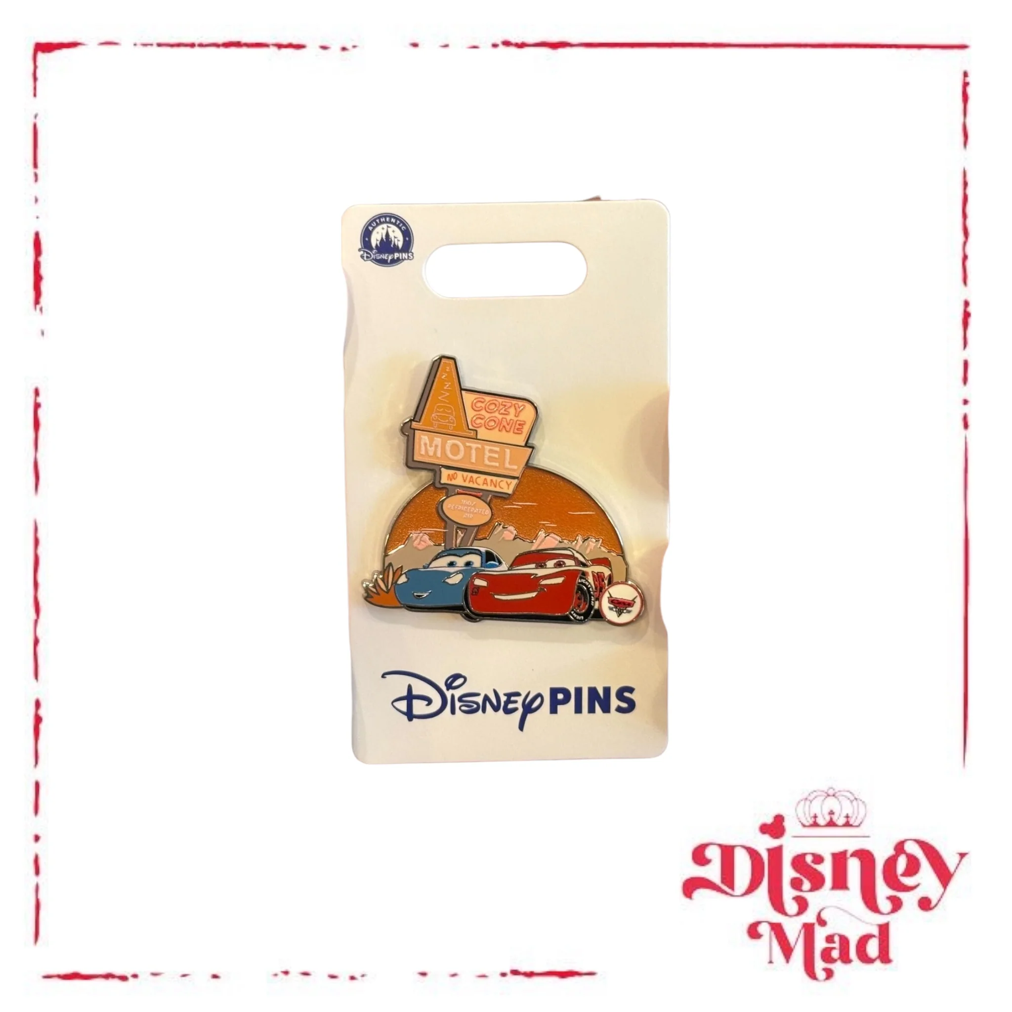Cars - Cozy Cone Motel Open Edition Pin - Disney Parks