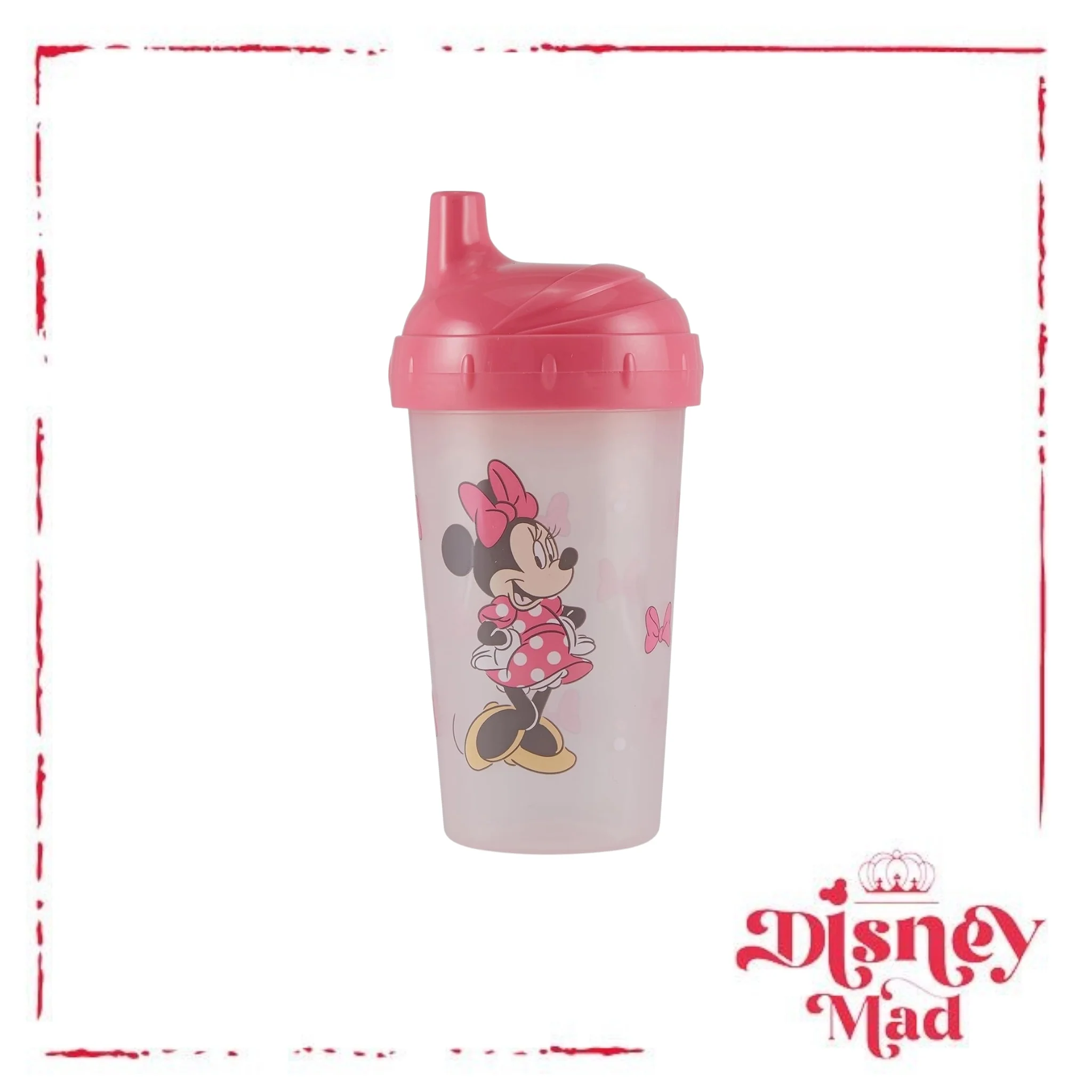 Disney 10 Ounce Minnie Mouse Sippy Cup Pack of Two - Image 5