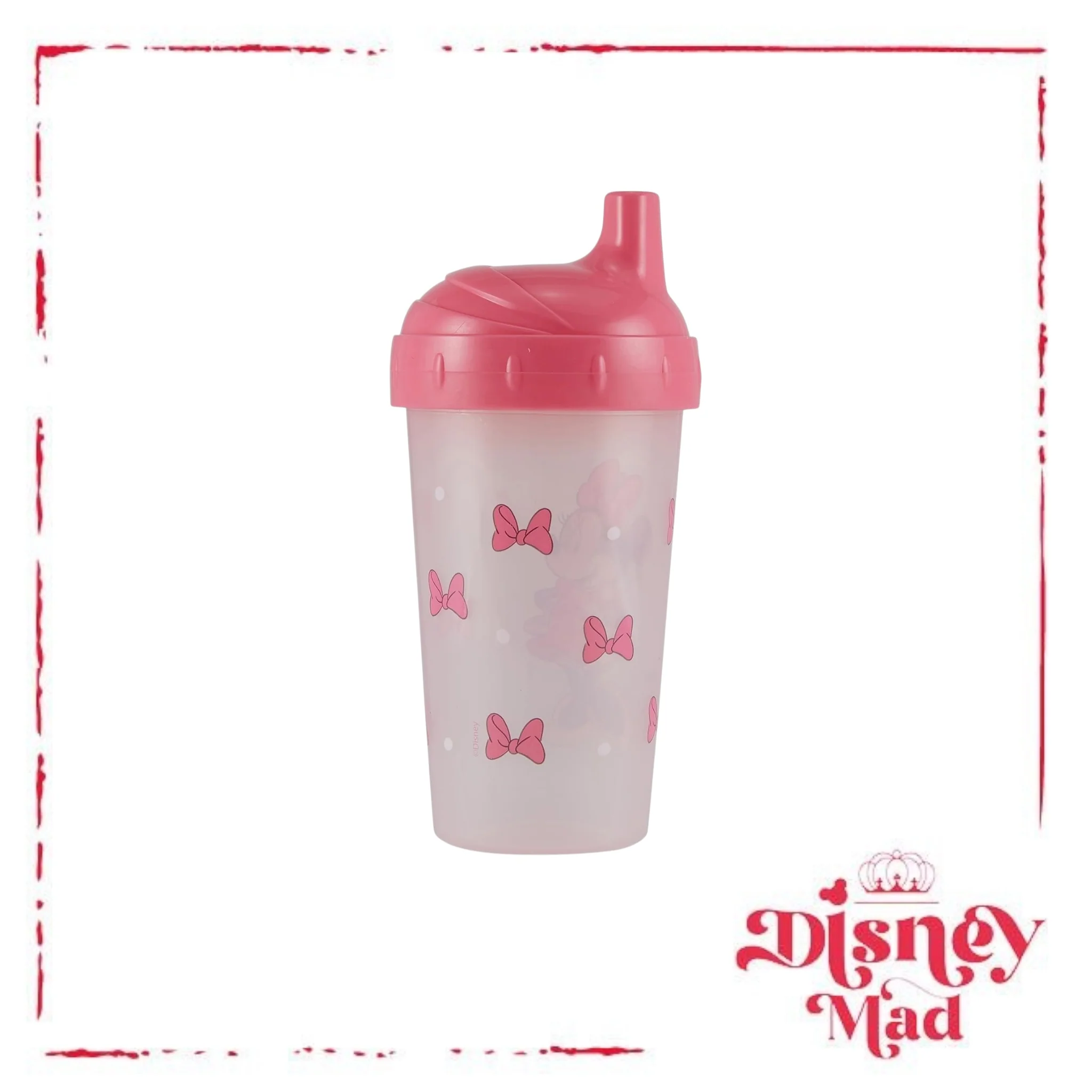 Disney 10 Ounce Minnie Mouse Sippy Cup Pack of Two - Image 6