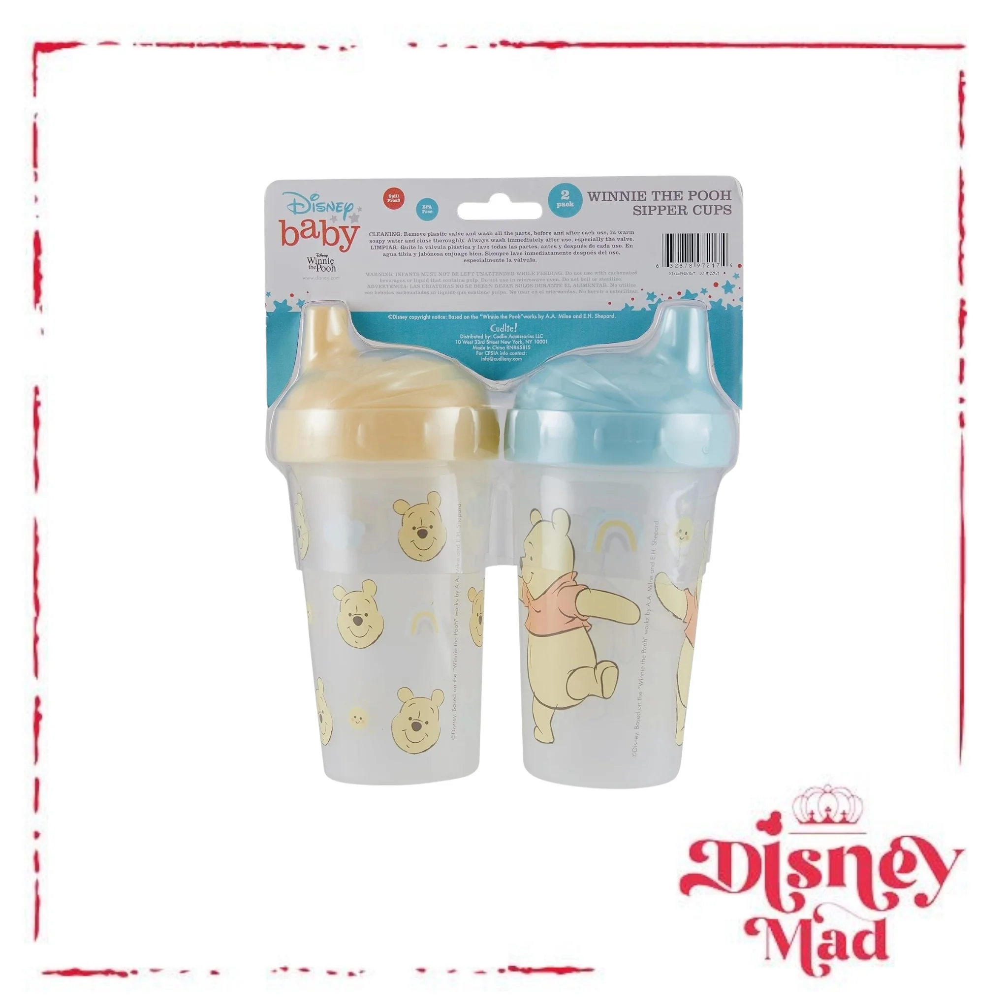 Disney 10 Ounce Winnie The Pooh Sippy Cup Pack of Two - Image 7