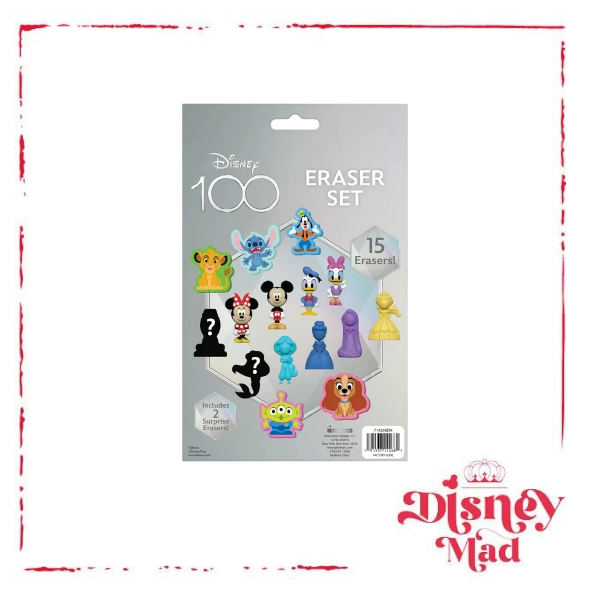 Disney 100 Erasers - Image 2