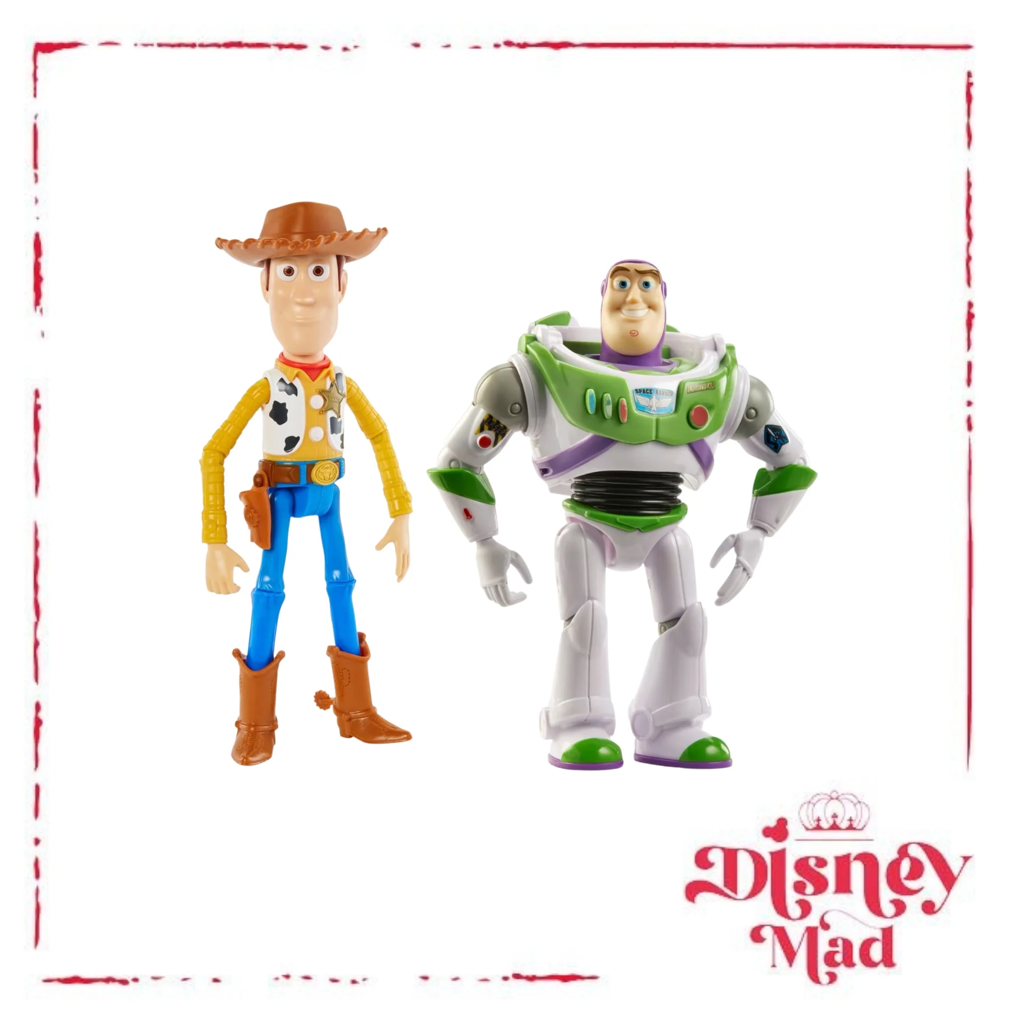 Disney And Pixar Toy Story 7-Inch Woody And Buzz Action Figure Toys 2-Pack, Pizza Planet Adventure - Image 5