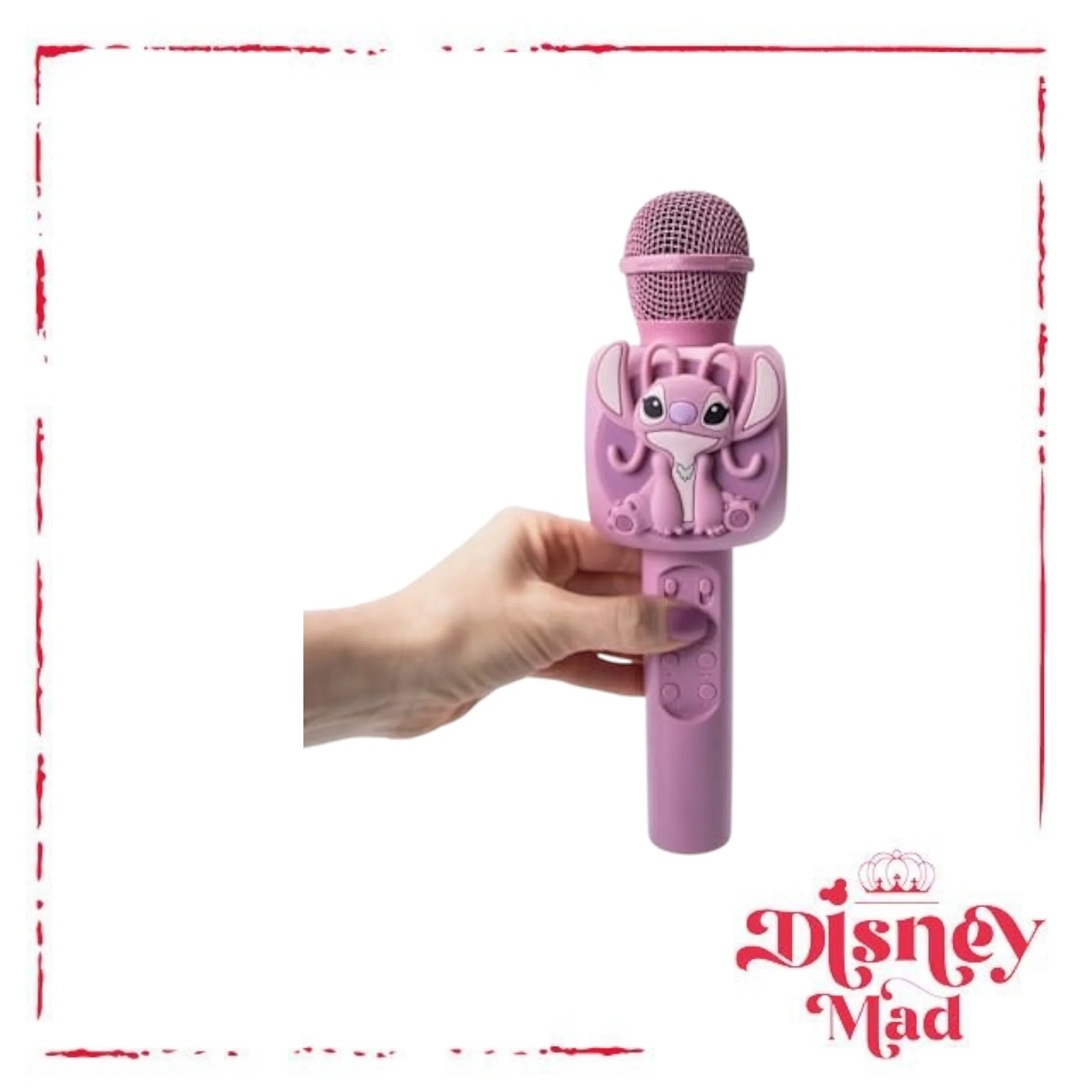 Disney Angel Bluetooth® LED Karaoke Microphone - Image 3
