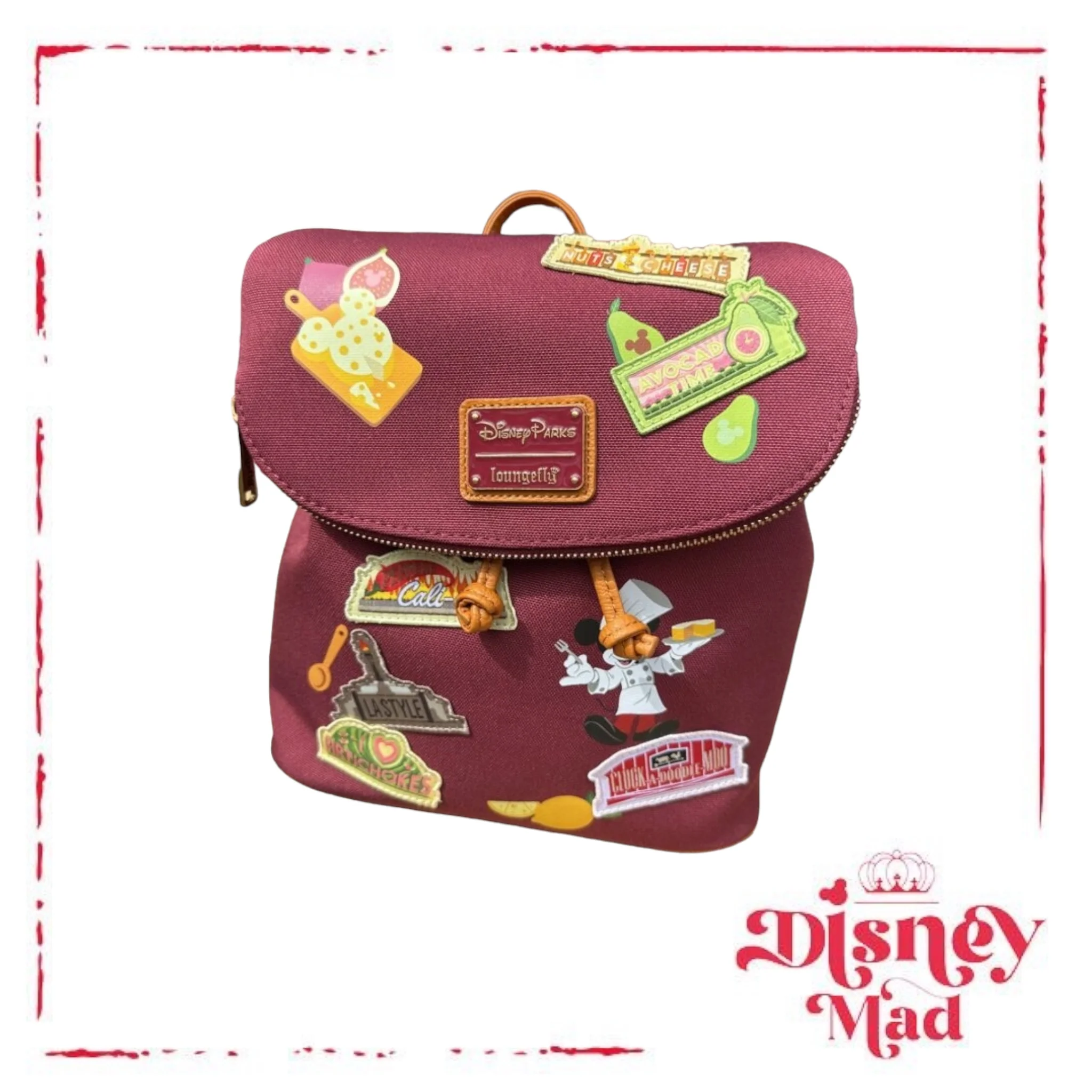 Disney california adventure Food An Wine Festival 2024 Loungefly Backpack - Disney Parks - Image 2