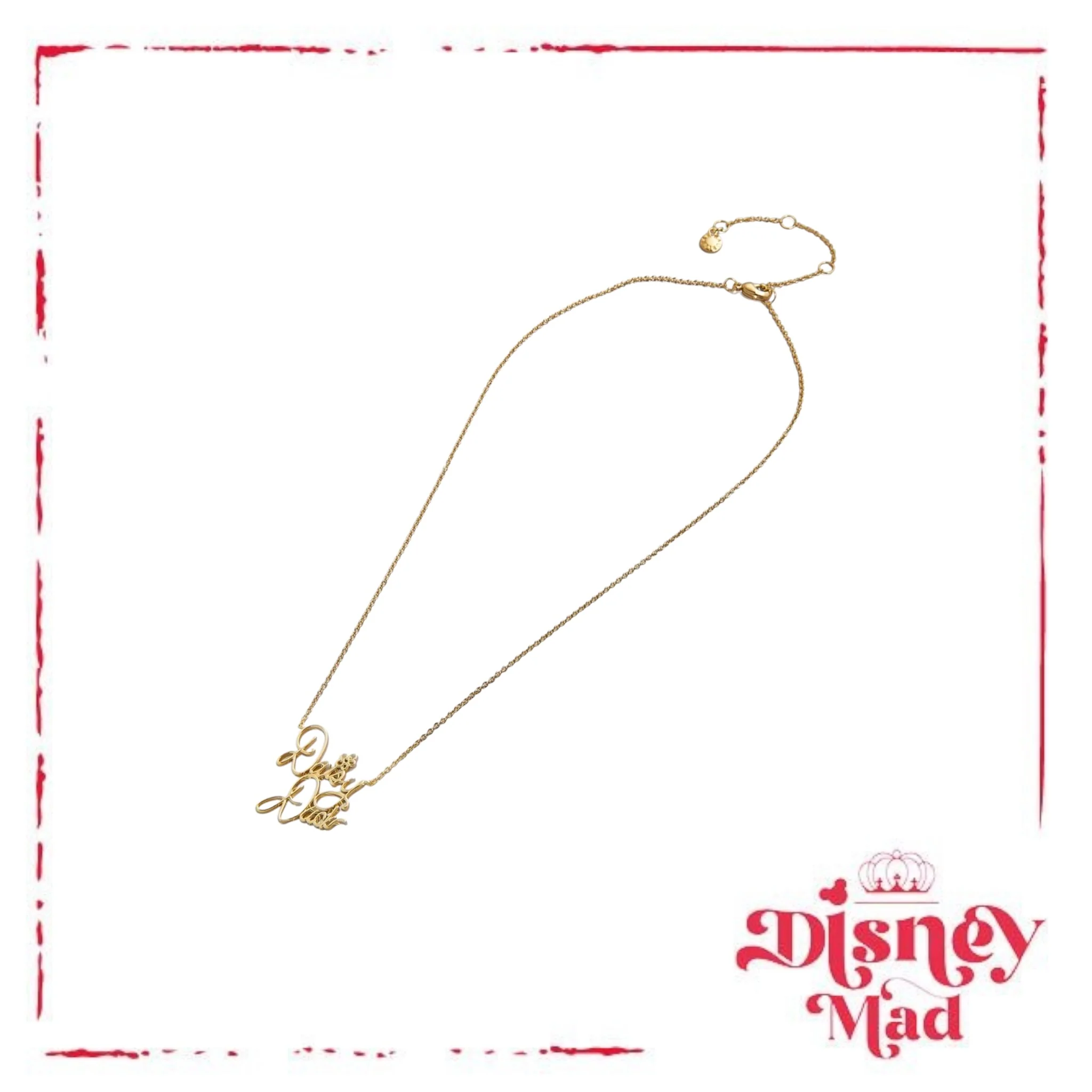 Disney Character Signature Necklace - Daisy Duck - Baublebar - Image 2
