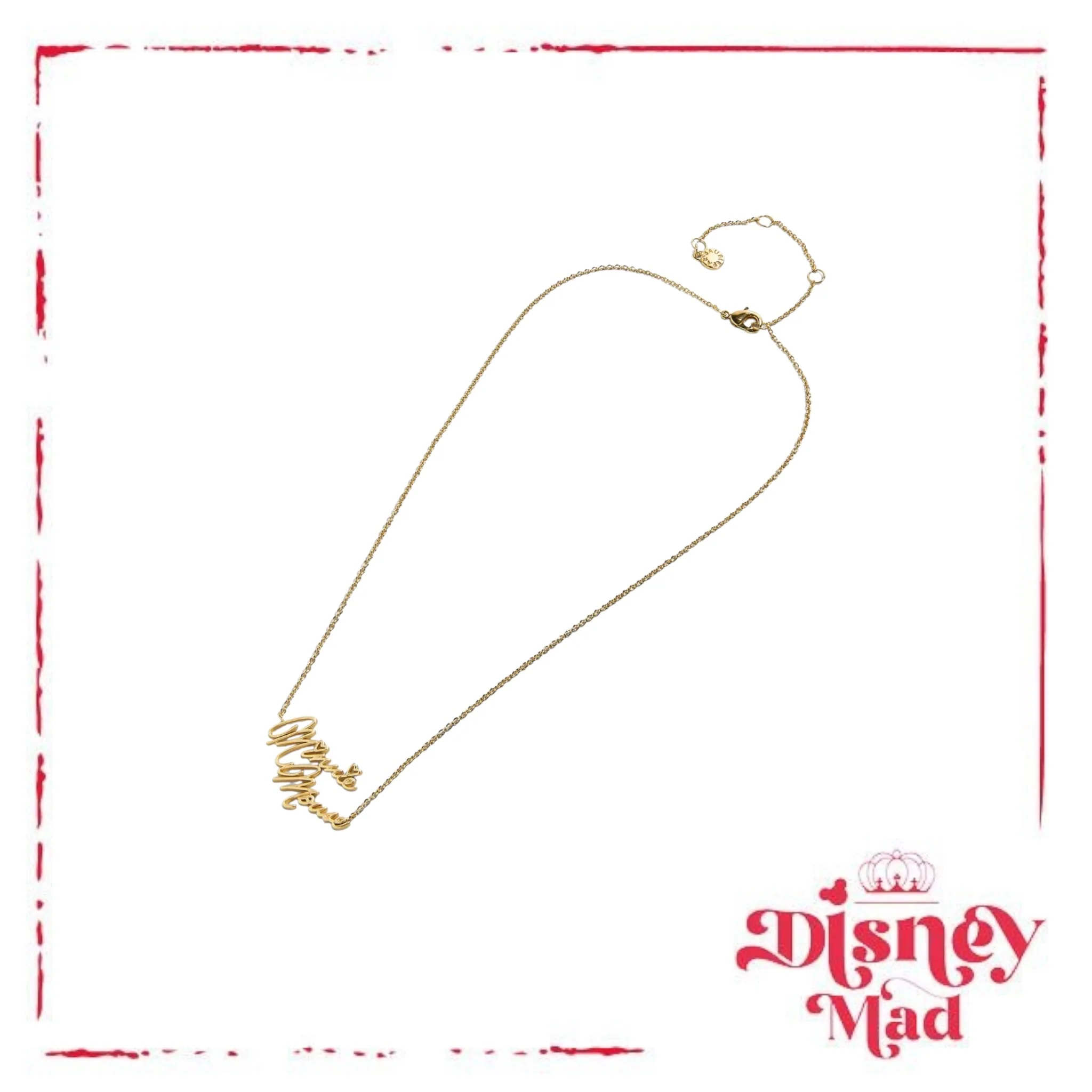 Disney Character Signature Necklace - Minnie Mouse - Baublebar - Image 2