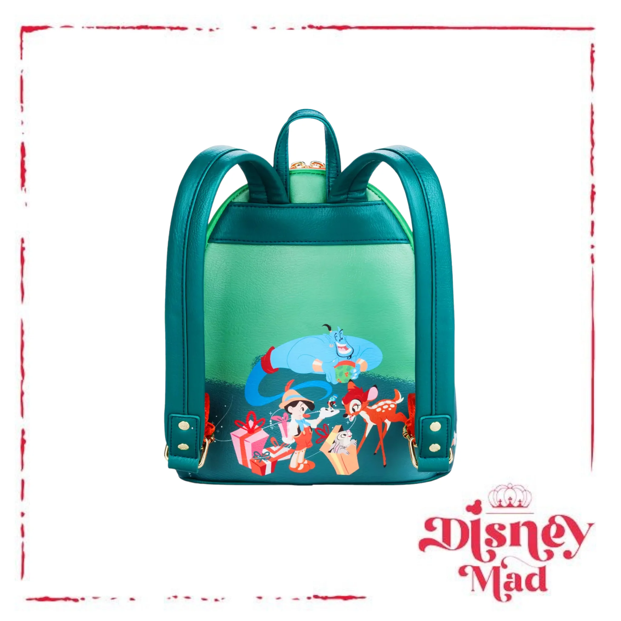 Disney Classics Christmas Glow-in-the-Dark Loungefly Mini Backpack - Image 3