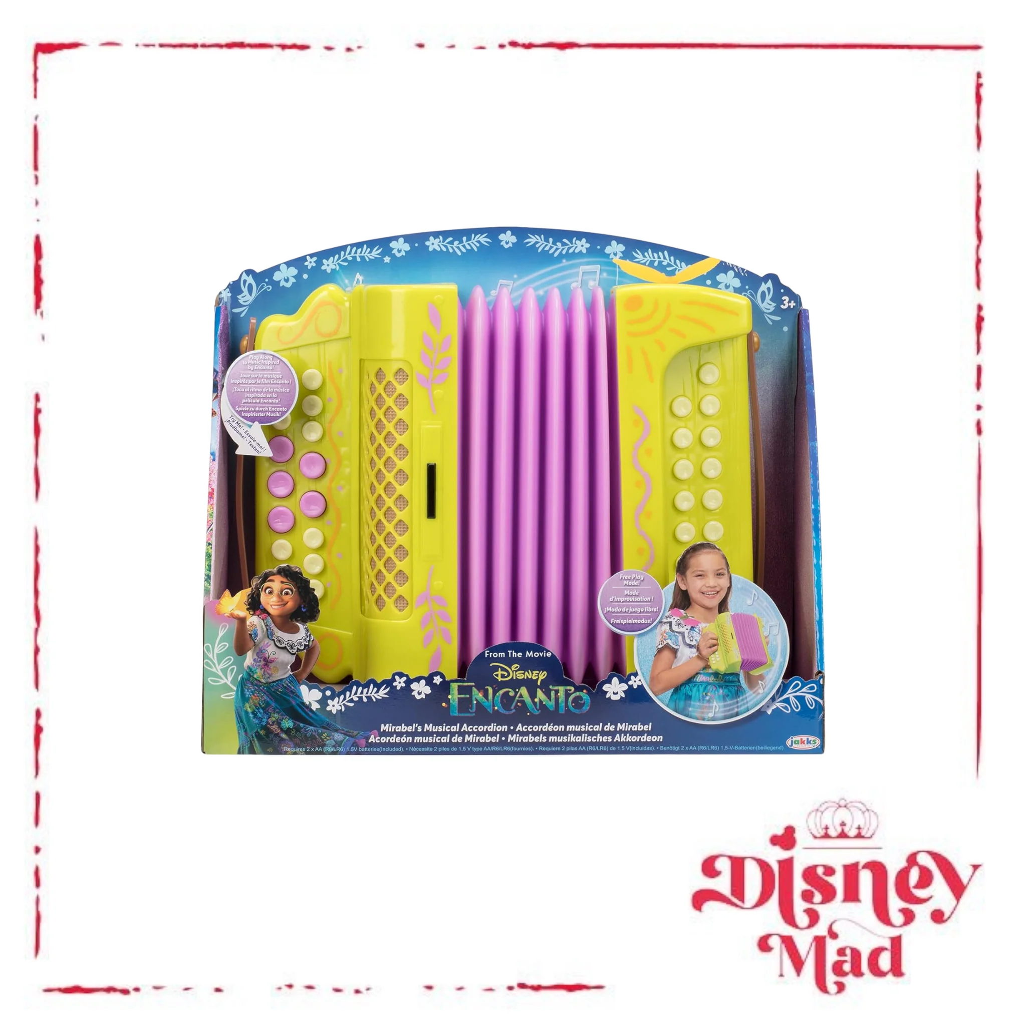 Disney Encanto Mirabel Musical Accordion - Image 5