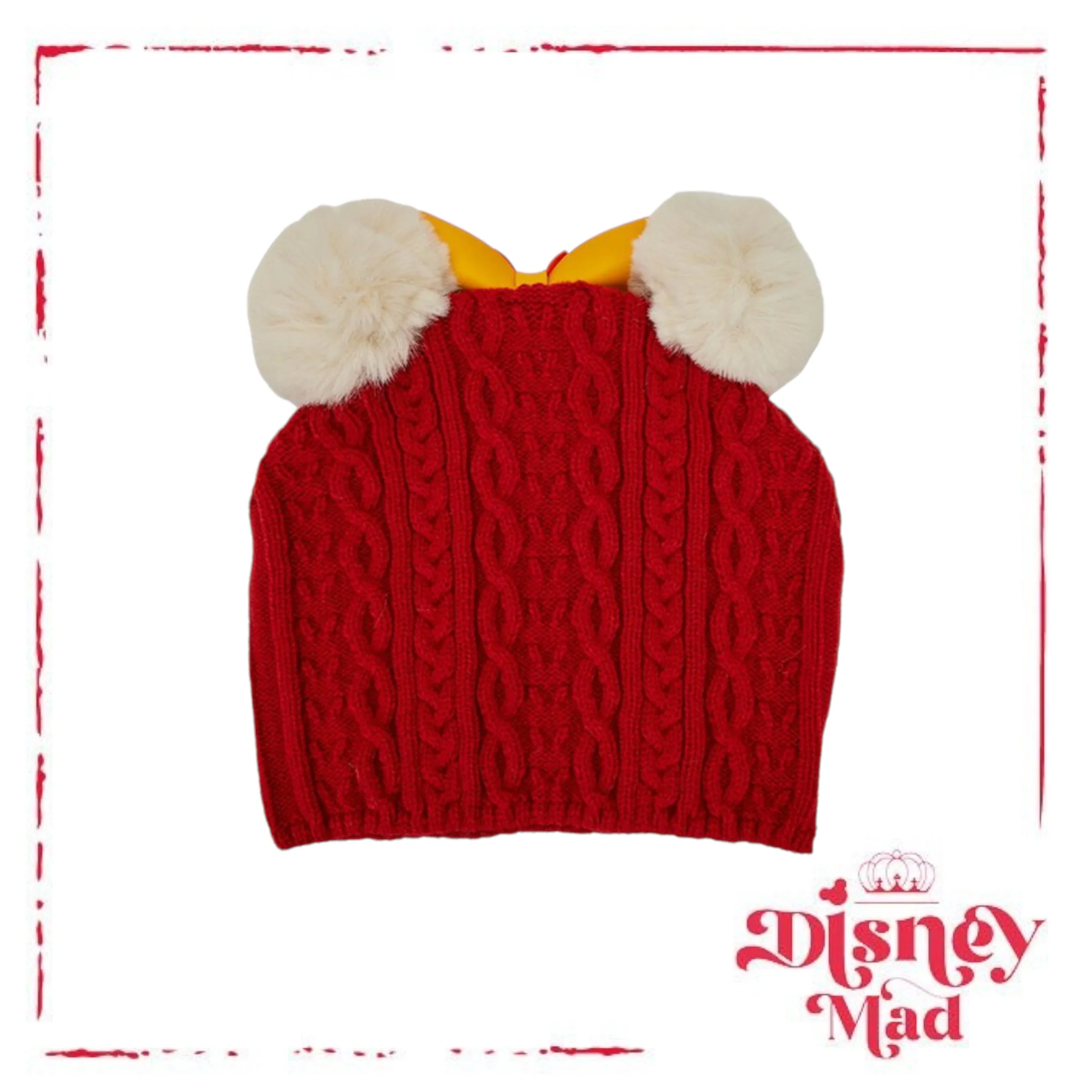 Disney Fall Minnie Mouse Pom Beanie - Image 2