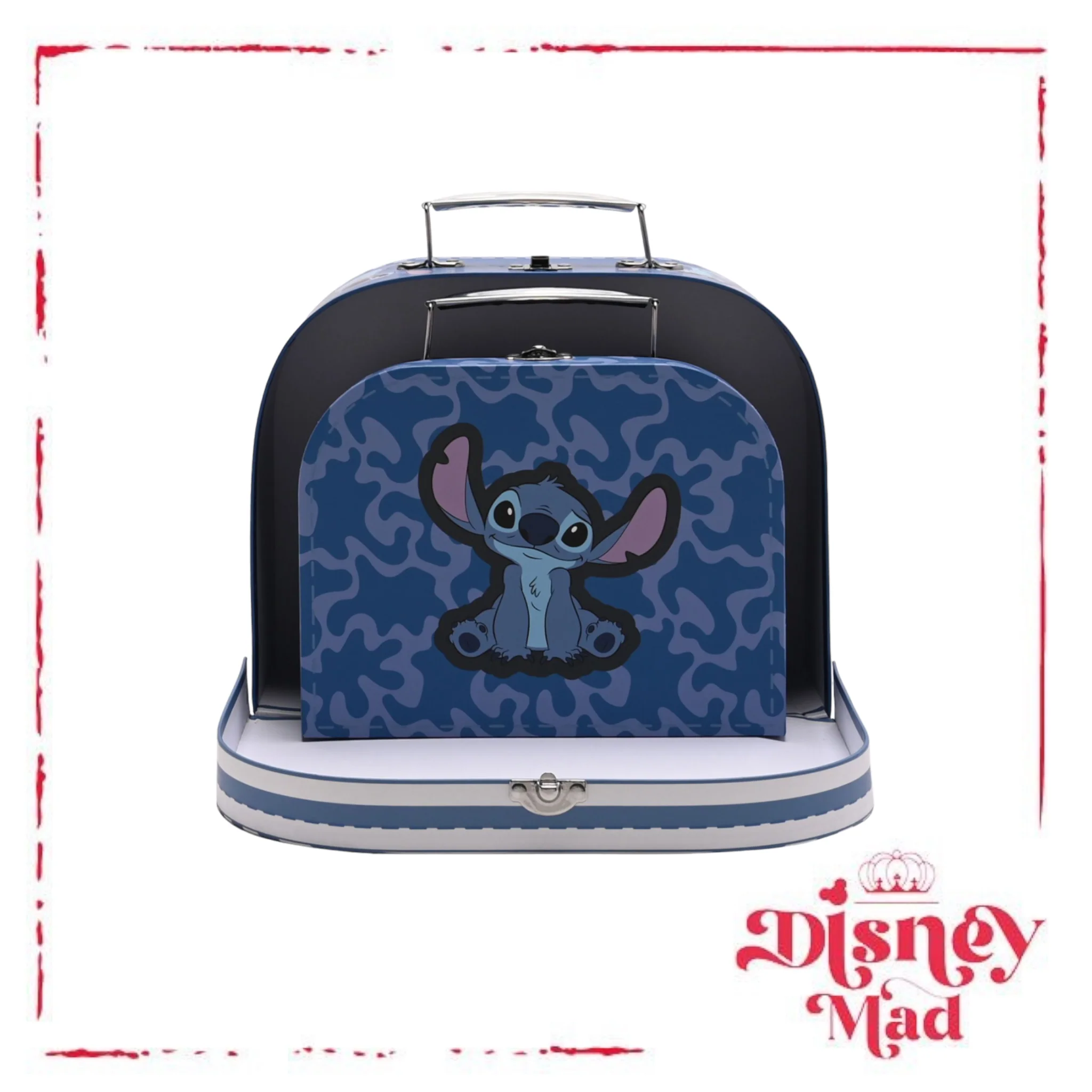 Disney Icon Stitch Set of 2 Suitcase Storage Boxes - Image 2