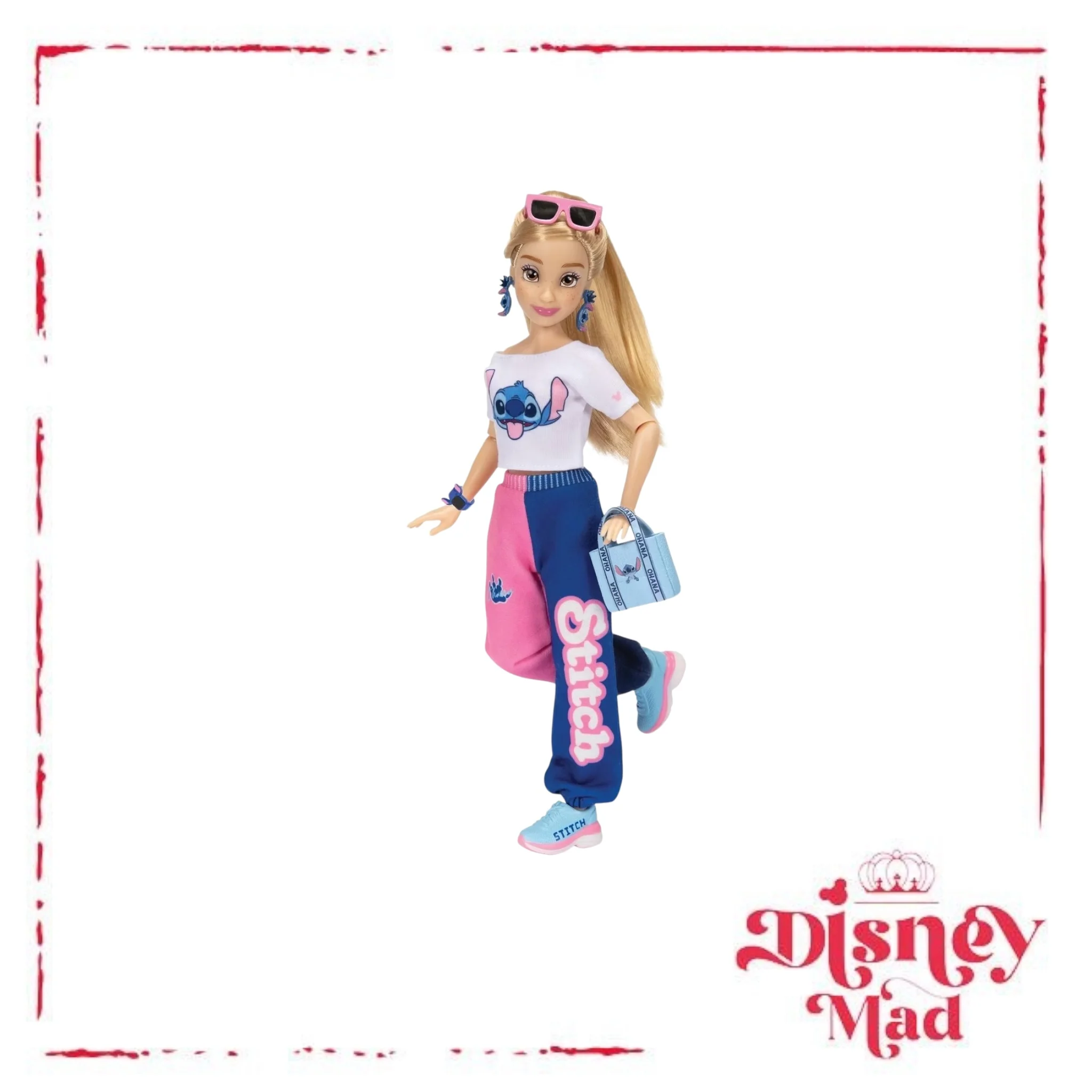 Disney ILY 4ever 12.5" Stitch Doll Varsity Jacket Blonde Hair/Brown Eyes - Image 3
