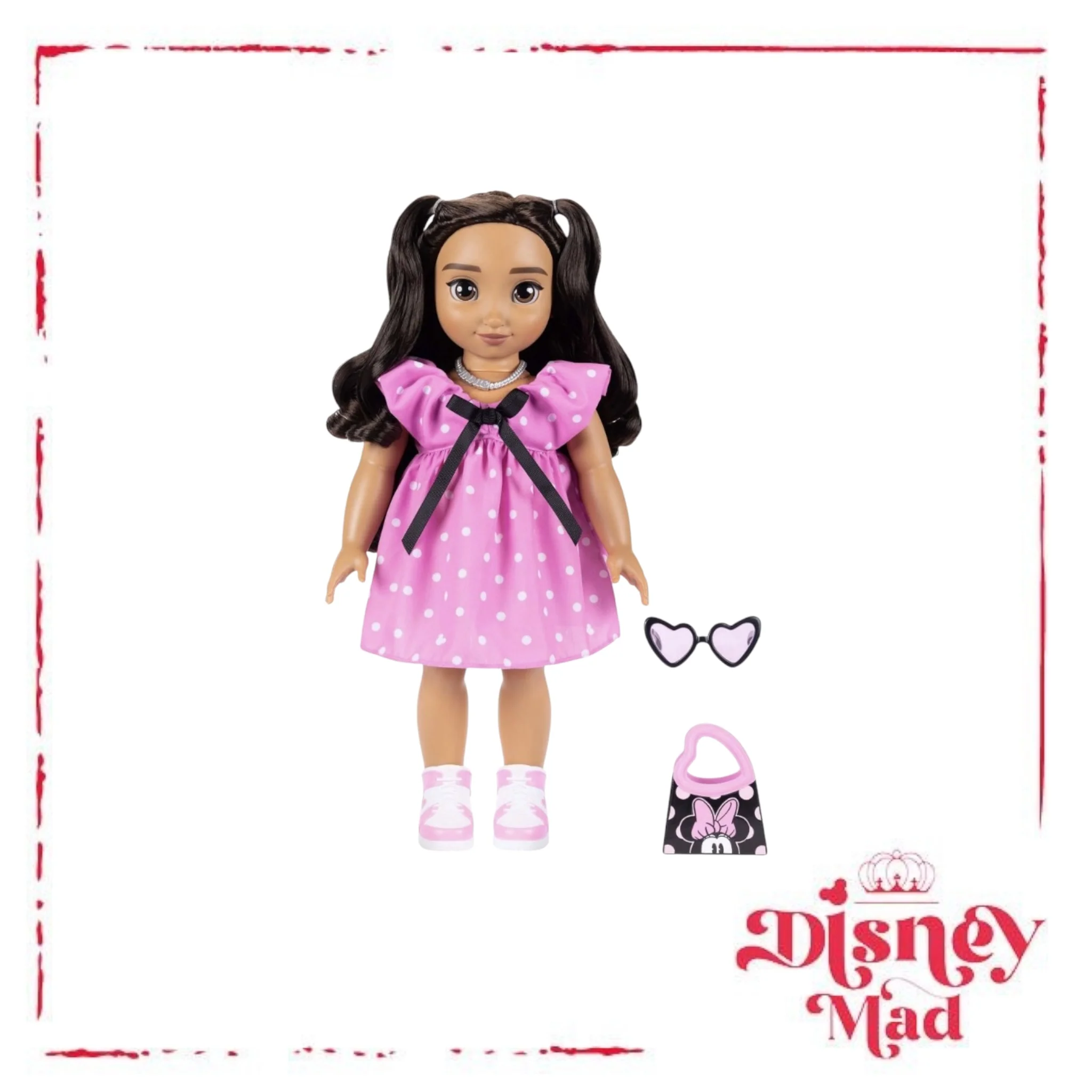 Disney ILY 4ever 18" Doll Inspired by Minnie - Pink Dress - Image 2