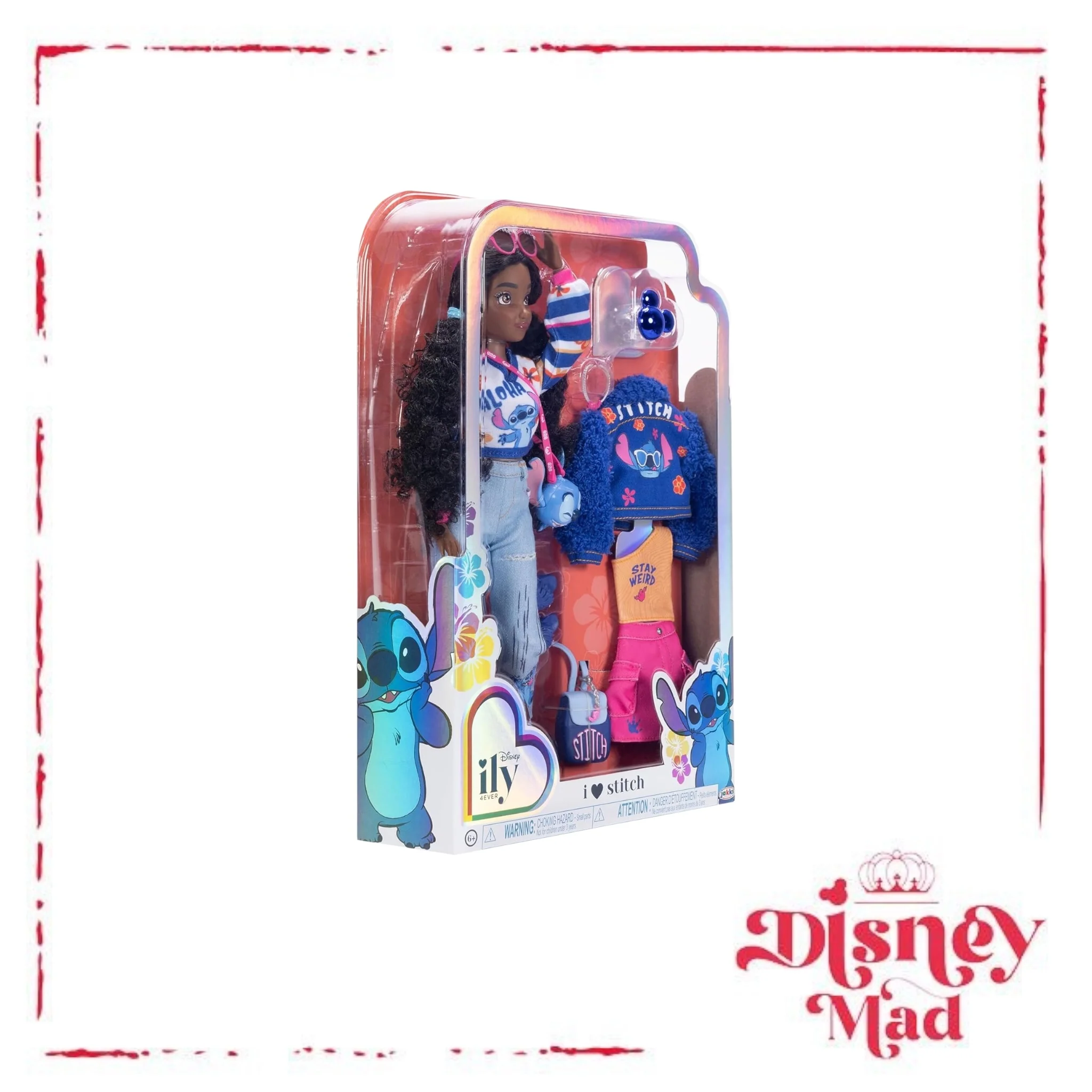 Disney ily 4EVER Fashion Dolls Kinky Hair Stitch 30cm/11.5" Tall - Image 2