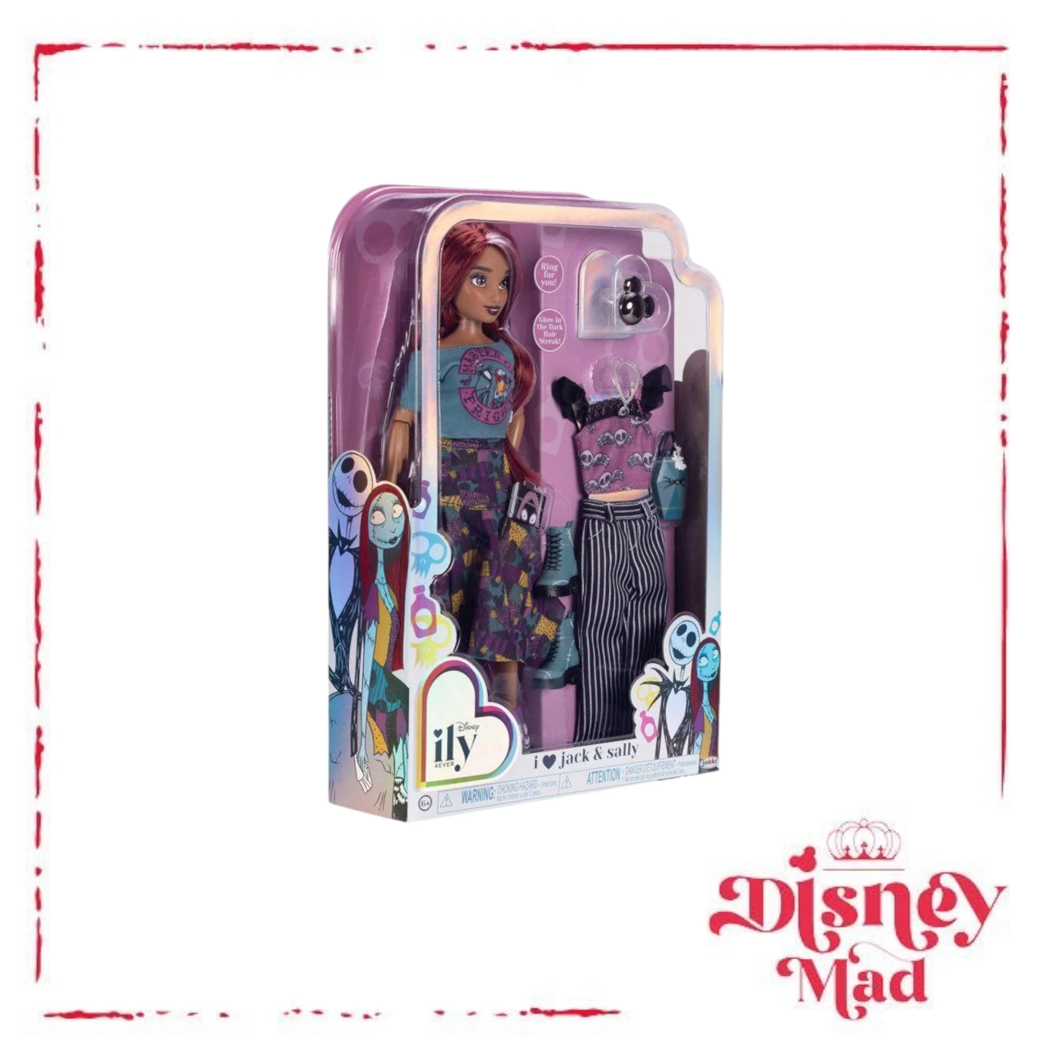 Disney ily 4EVER i love Jack & Sally doll - Image 3
