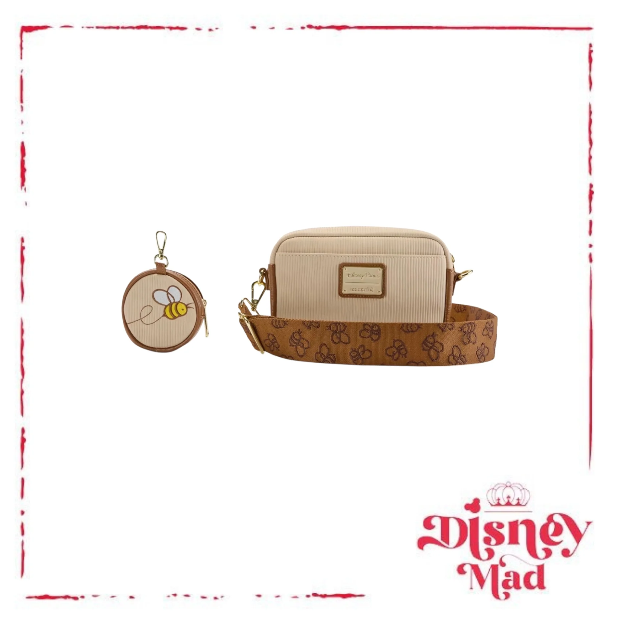 Disney Loungefly Bag - Winnie the Pooh Sling Bag & Coin Purse - Disney Parks - Image 2