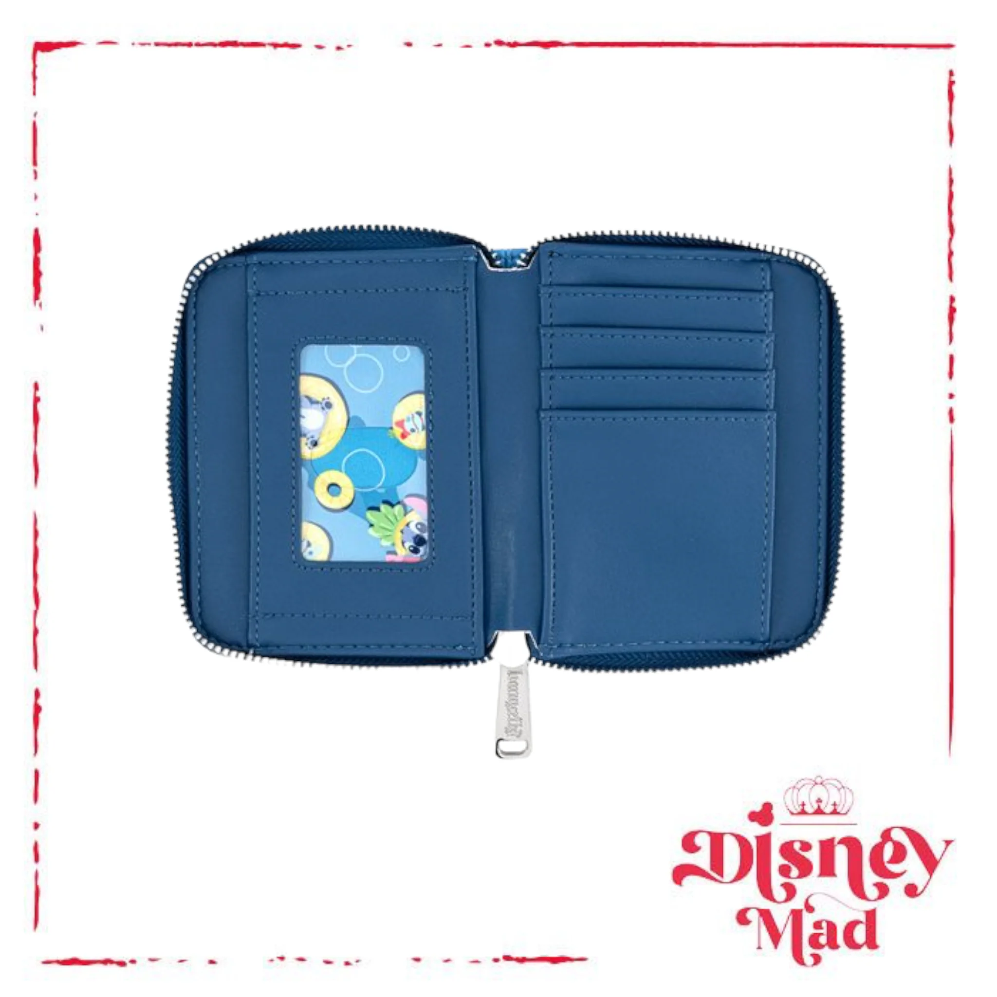 Disney Loungefly Lilo and Stitch Pineapple Floaty Scrump Zip Walle - Image 3