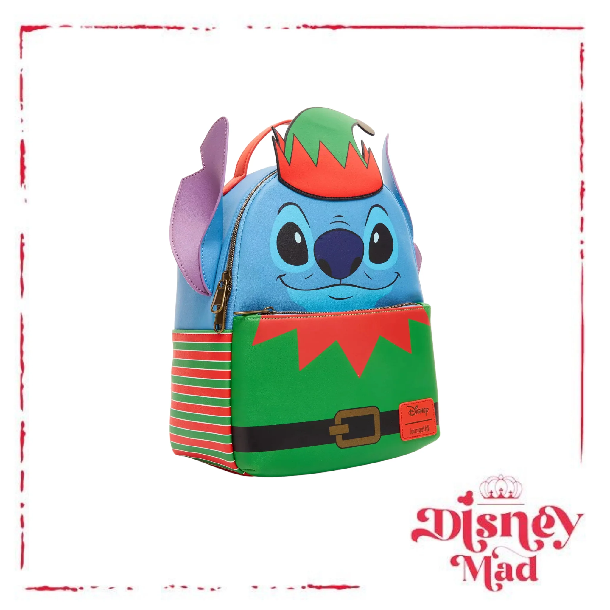 Disney Loungefly Lilo & Stitch Elf Stitch Mini Backpack - Image 2