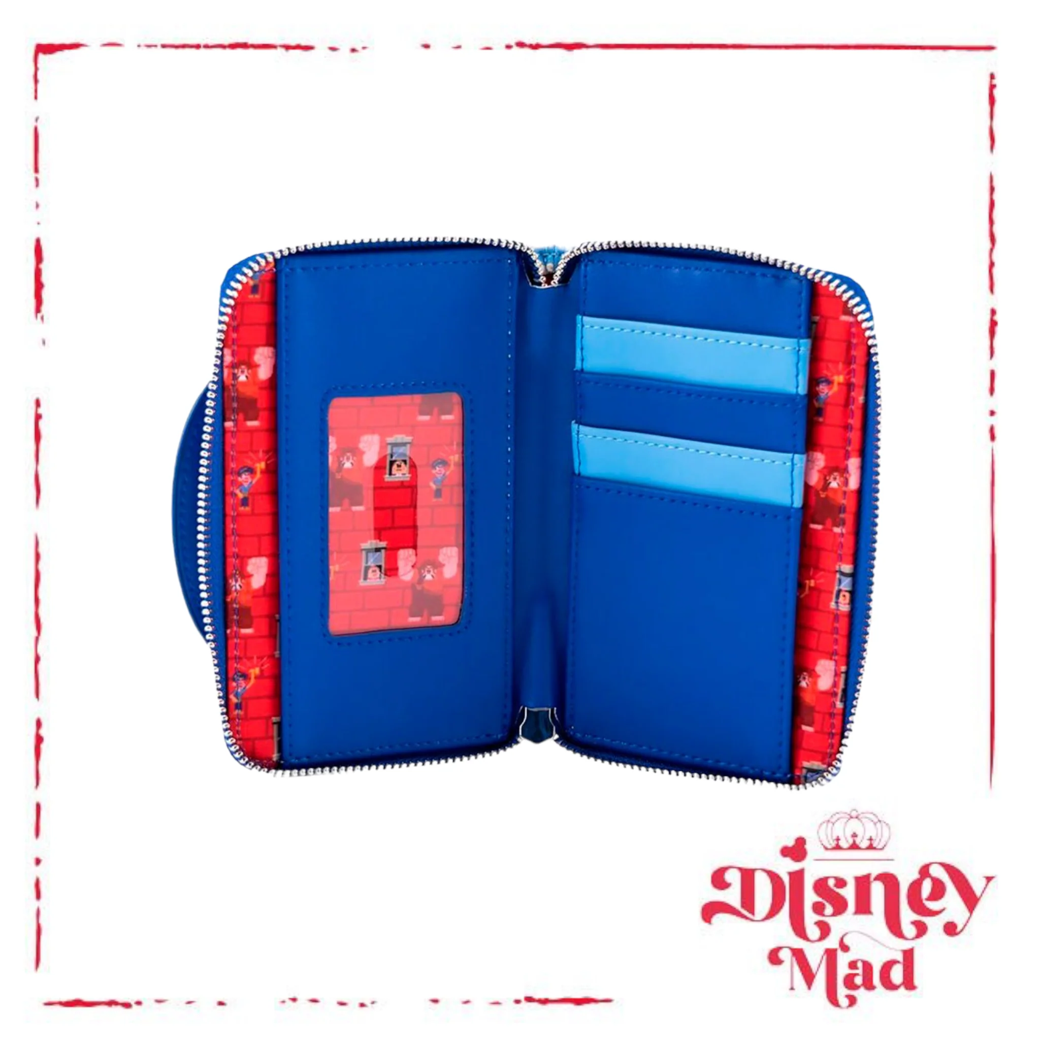 Disney Loungefly Wreck-it-Ralph Fix-it-Felix Zip Around Wallet - Image 3