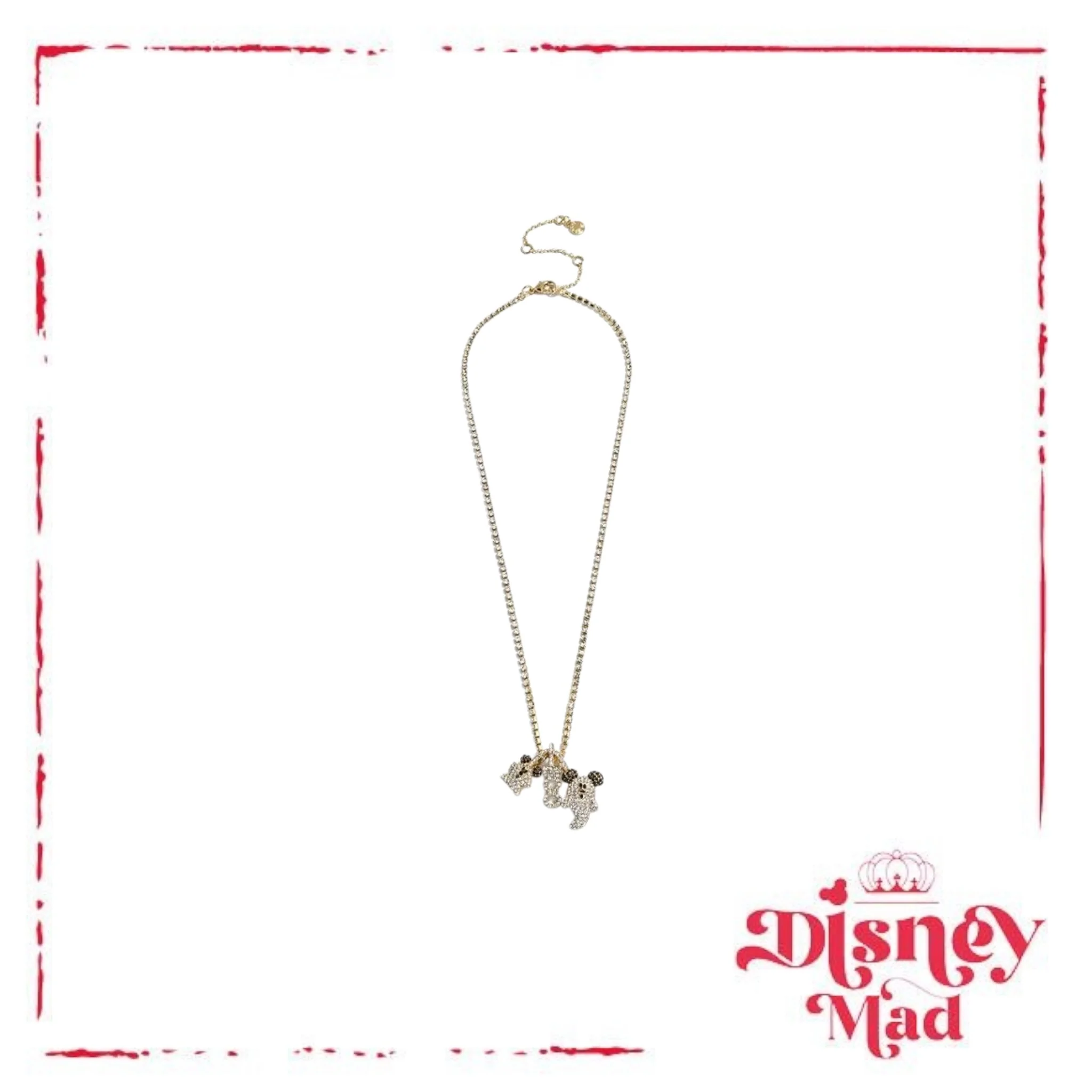 Disney Mickey Mouse Ghost Charm Necklace - Baublebar