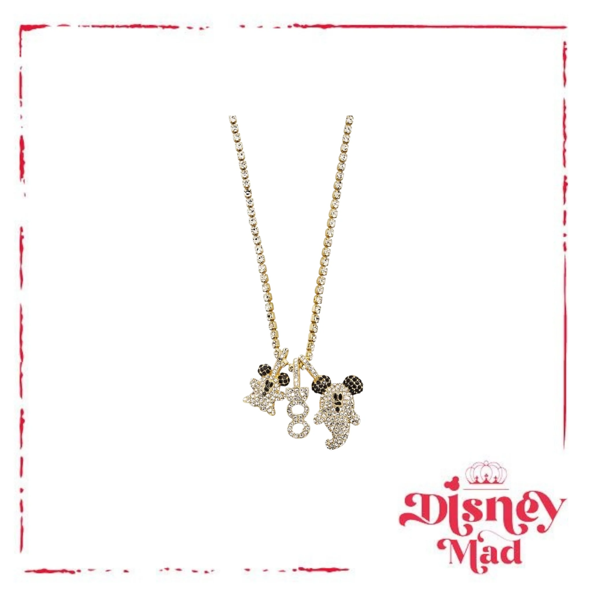 Disney Mickey Mouse Ghost Charm Necklace - Baublebar - Image 2