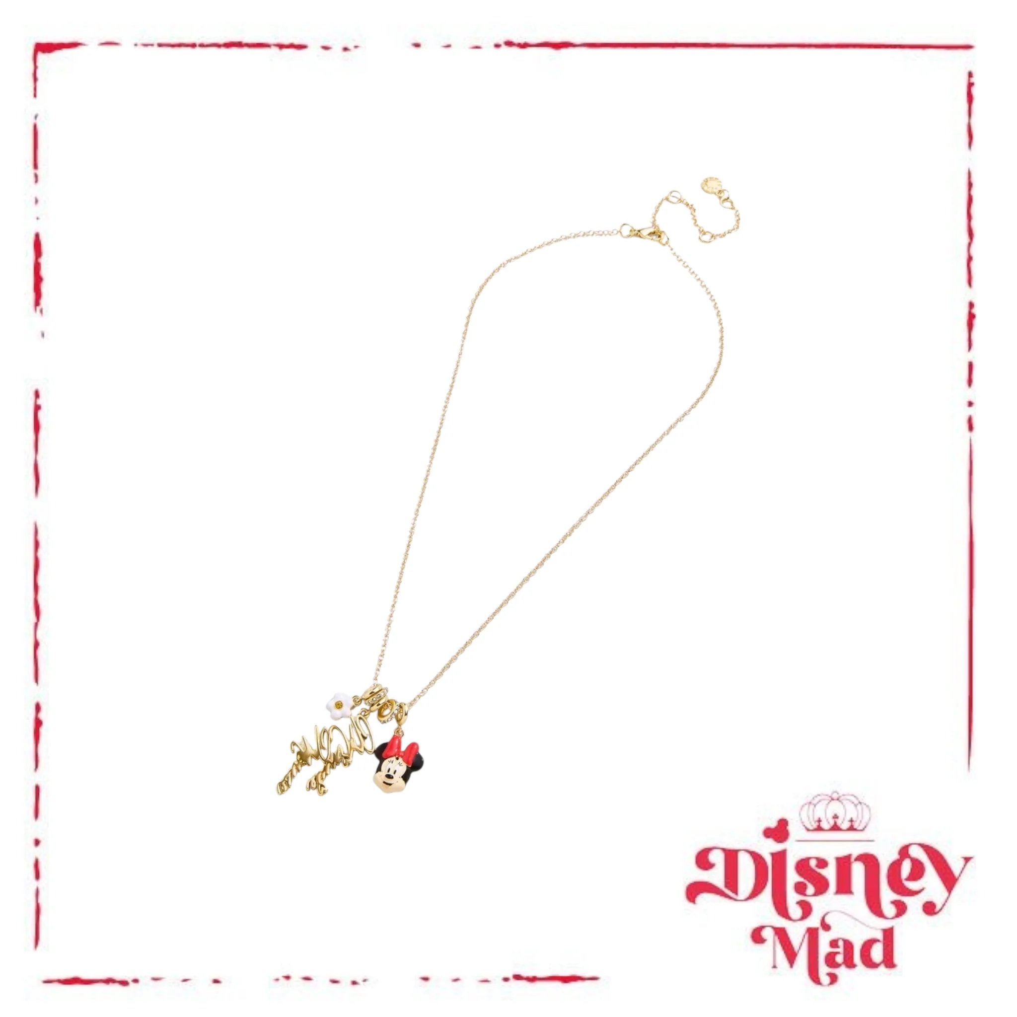 Disney Minnie Mouse Cluster Charm Necklace - Baublebar - Image 2