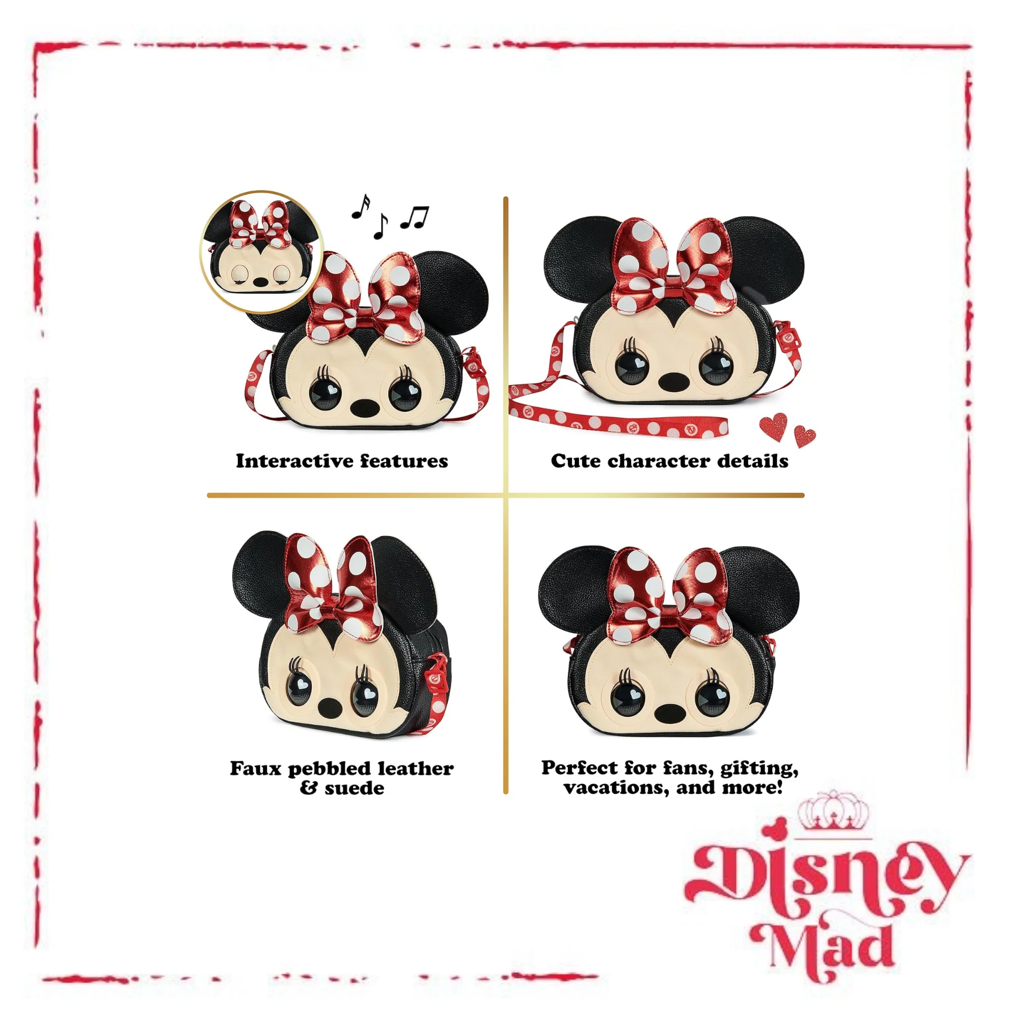 Disney Minnie Mouse Interactive Pet Toy and Shoulder Bag - Image 6