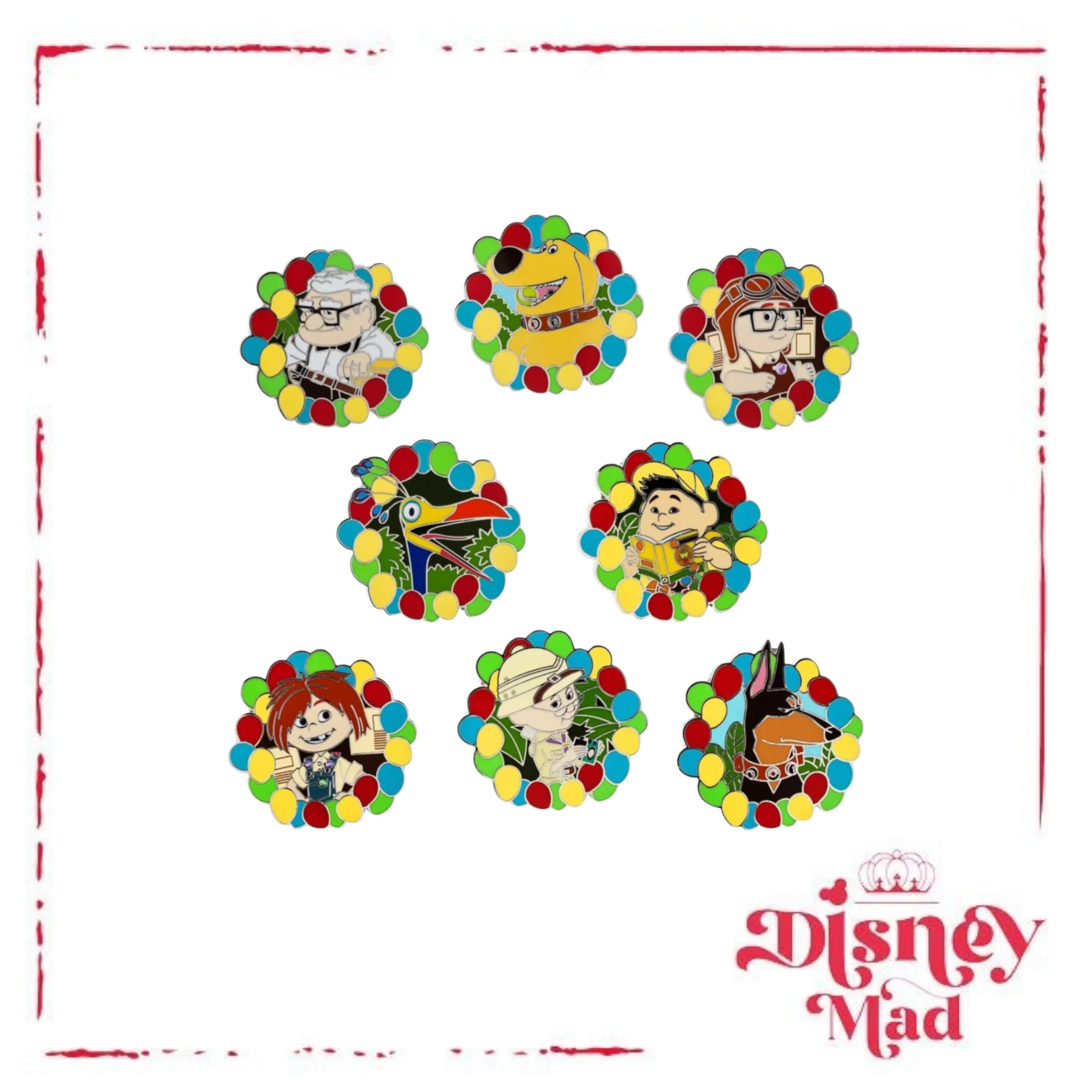 Disney Mystery Pin Blind Box - UP Characters In Balloons - 2 pins per box * - Image 2