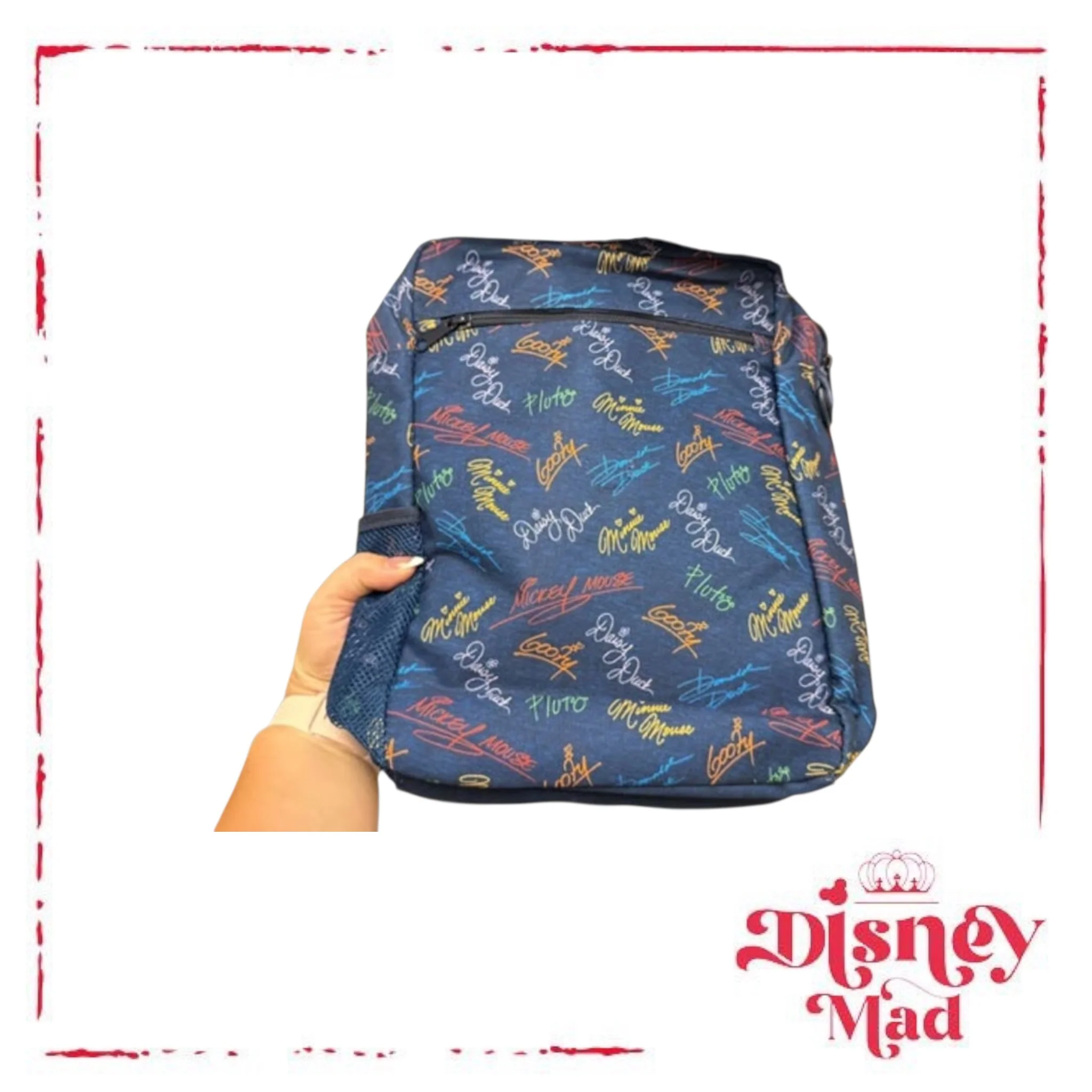 Disney Parks 2026 Mickey & Friends Character Autograph Mini Backpack - Image 5