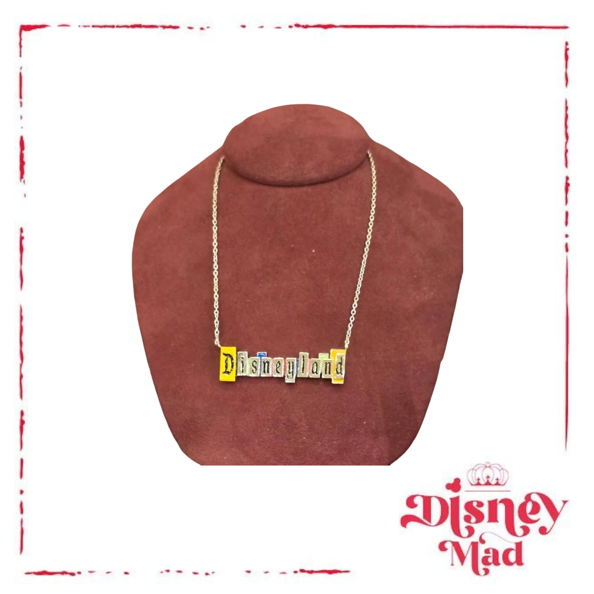 Disney Parks Crislu Disneyland Exclusive Marquee Necklace - Image 2