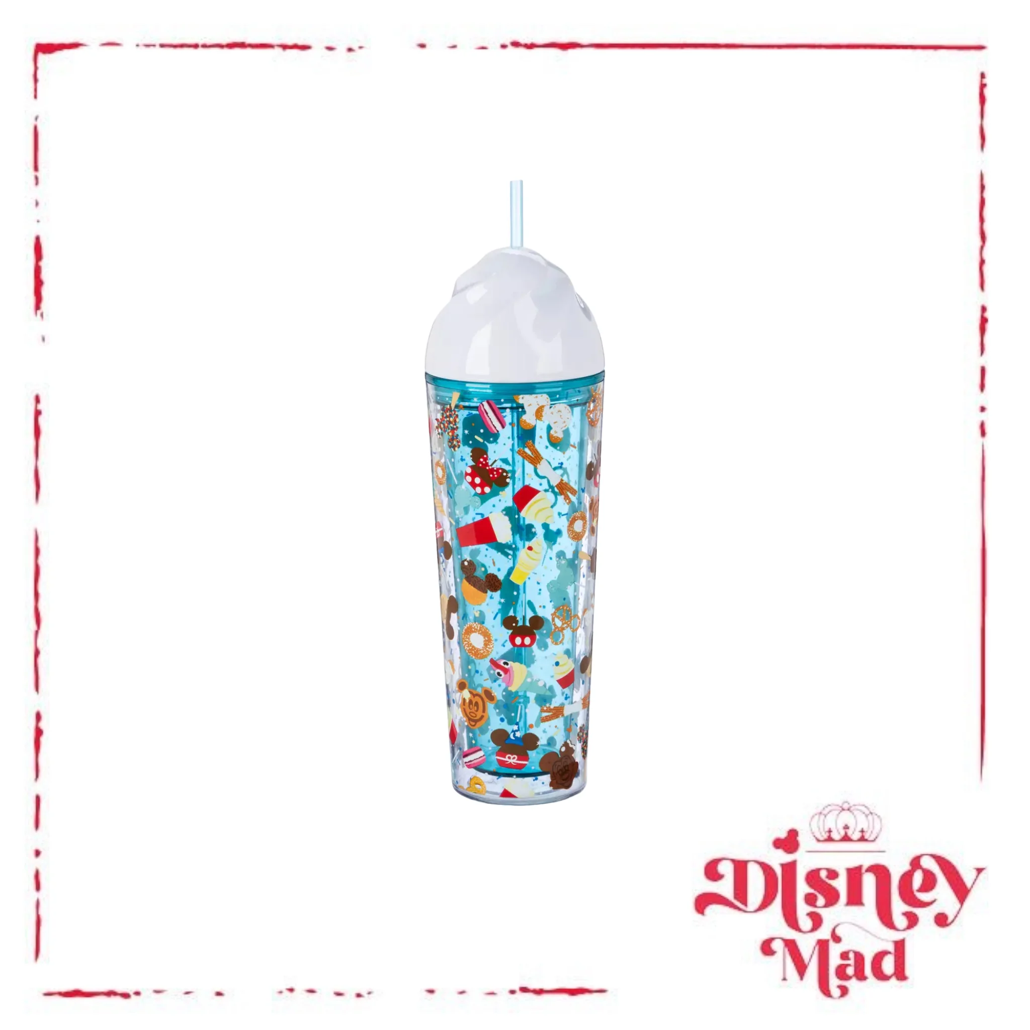 Disney Parks Food Icons Tumbler with Straw - Image 3