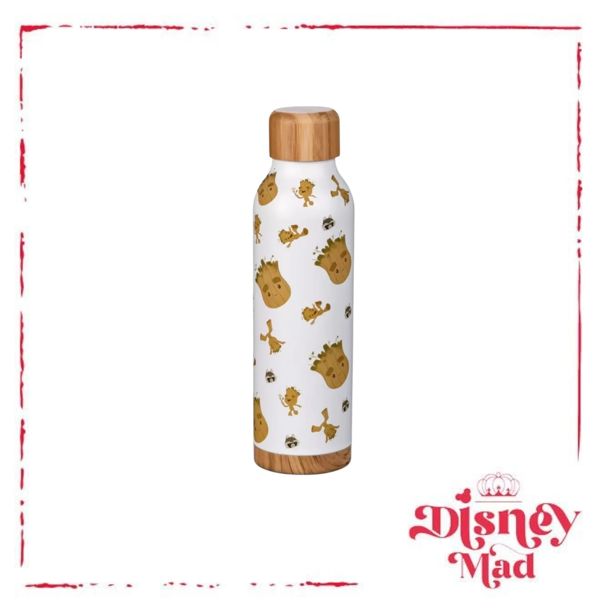 Disney Parks Guardians Of The Galaxy Groot Water Bottle With Plush Carrier - Image 3