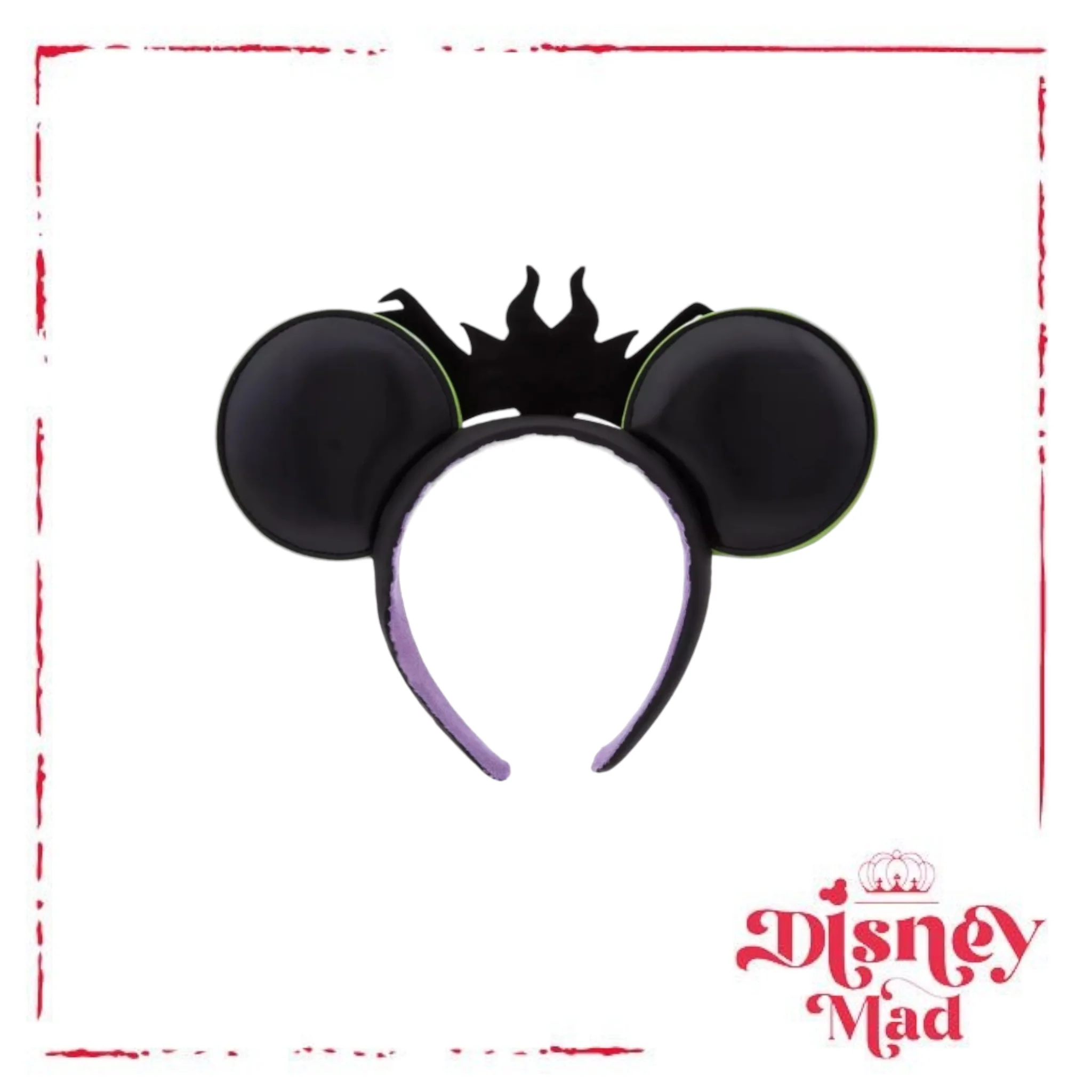 Disney Parks Halloween Maleficent Dragon Ear Headband Sleeping Beauty - Image 2