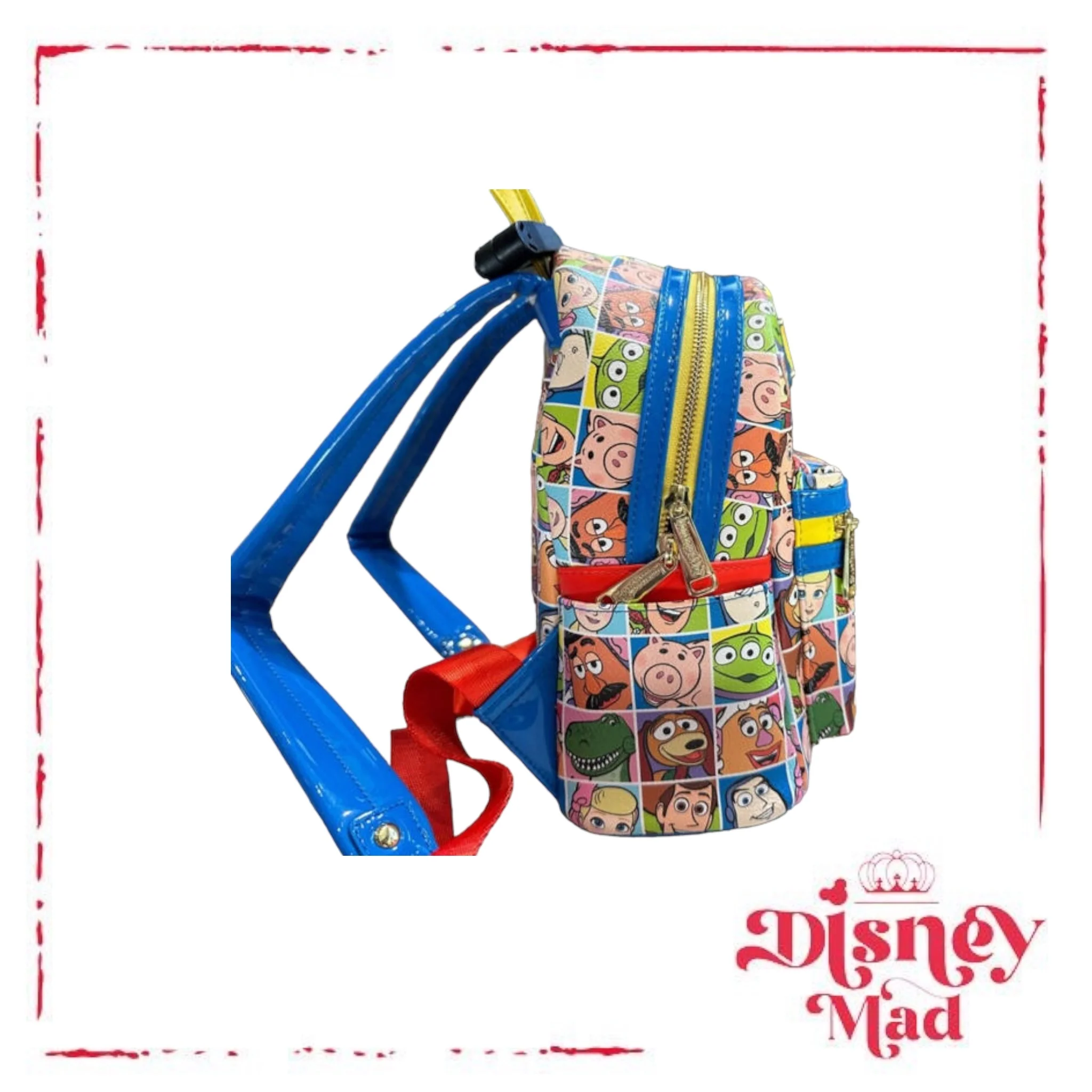 Disney Parks Loungefly Mini Backpack - Toy Story Character Squares - Image 2
