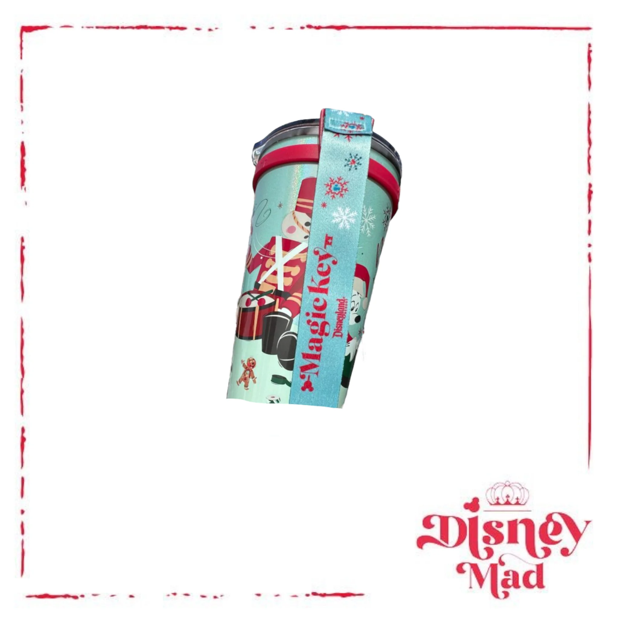 Disney Parks Magic Key Exclusive Holiday Stainless Steel Tumbler - Image 5