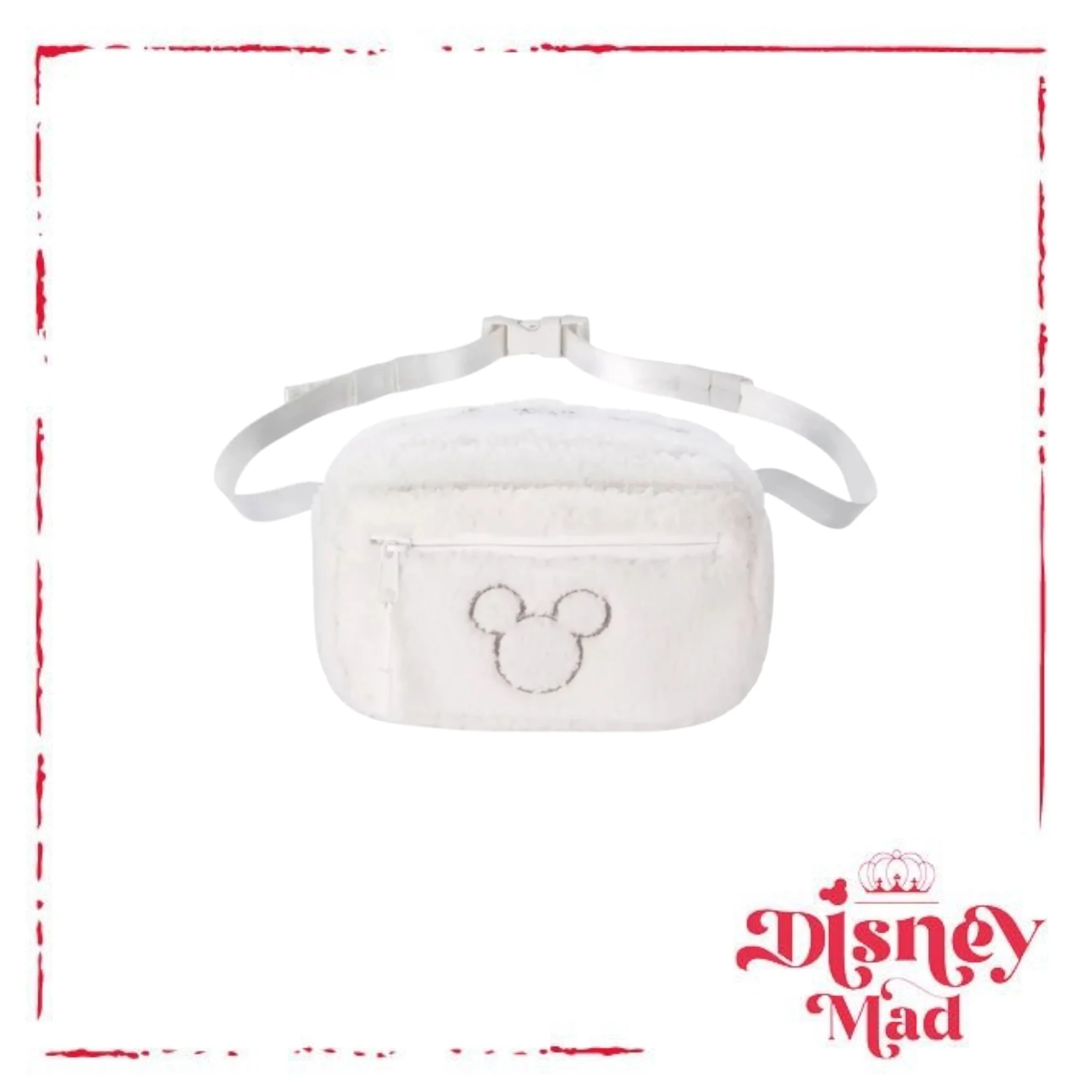 Disney Parks Mickey Mouse Icon Fleece Belt Bag