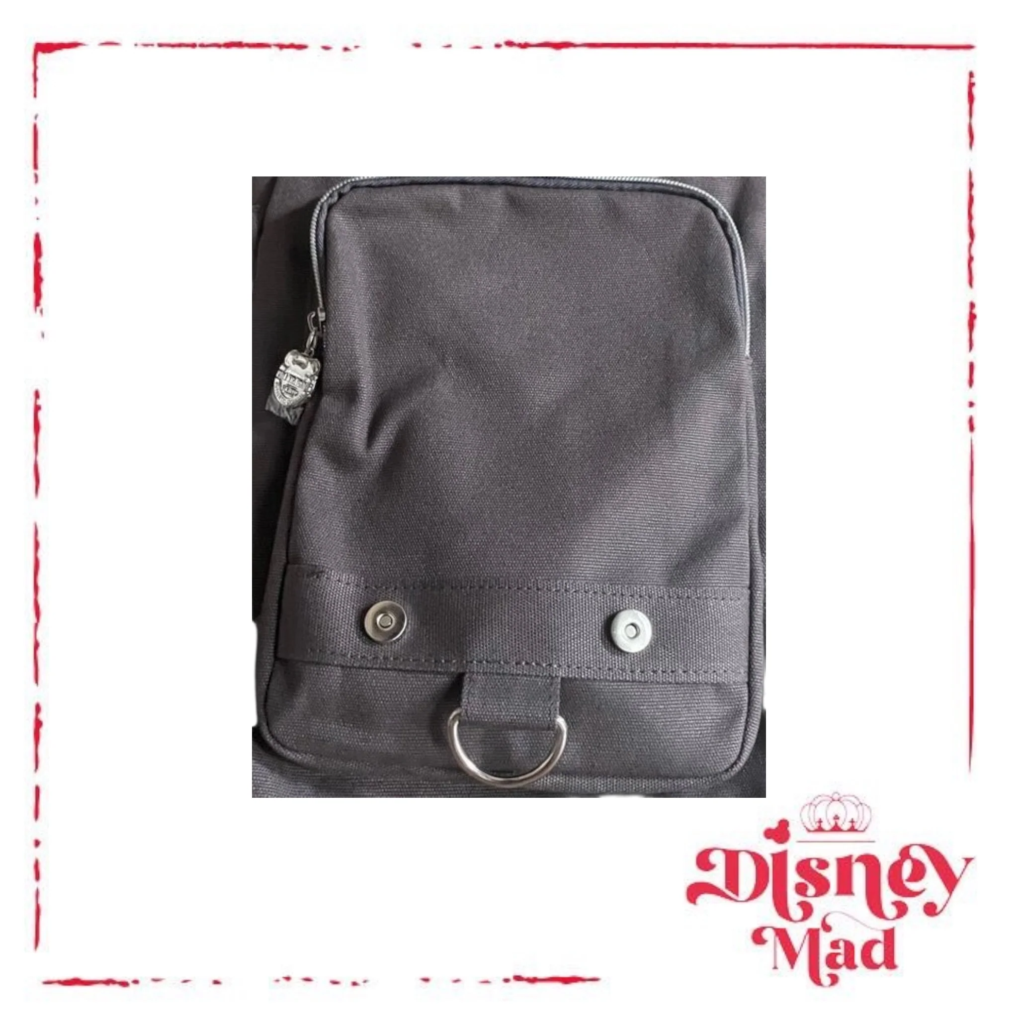 Disney Parks Mickey Mouse Pin Trading Crossbody Sling Bag - Image 5