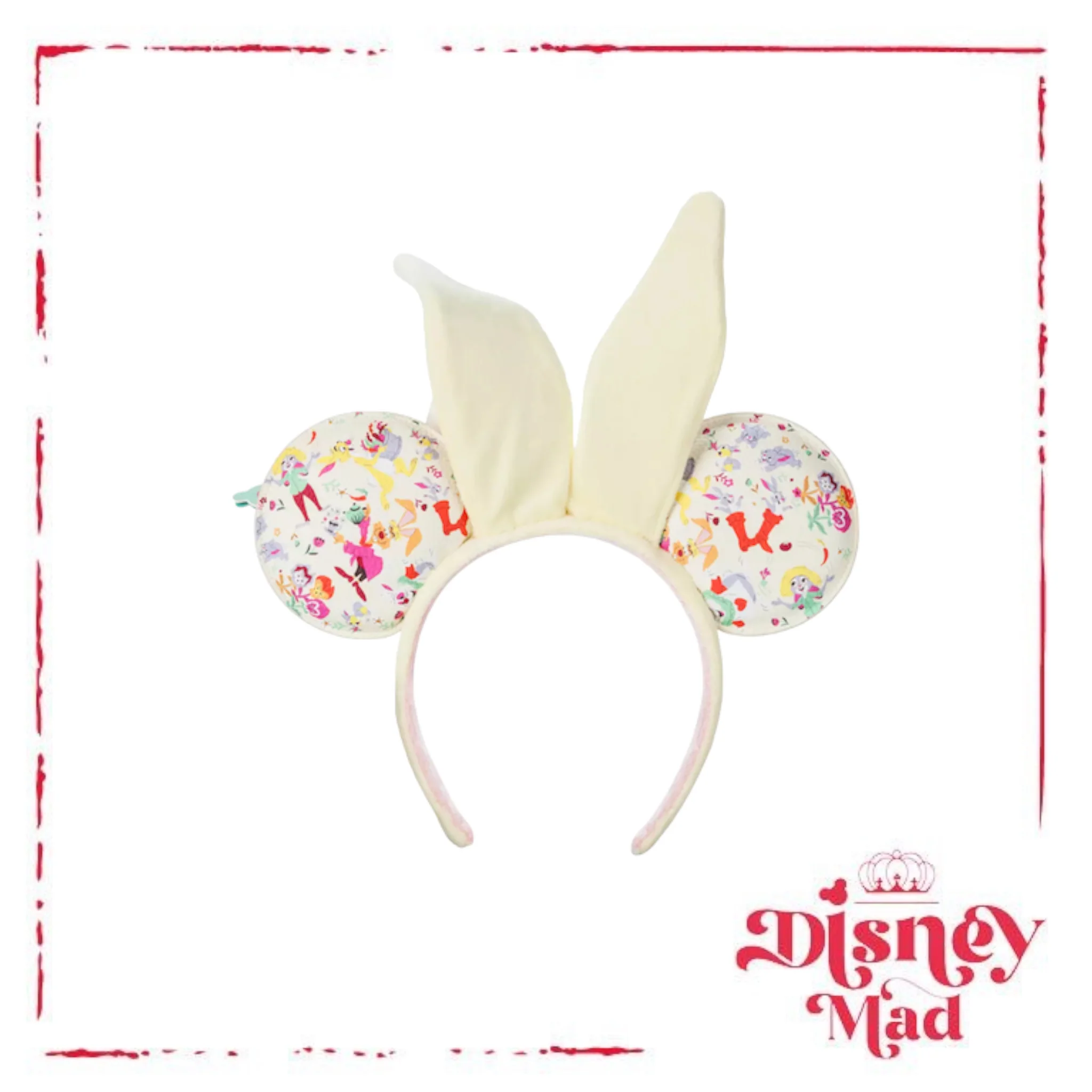 Disney Parks Minnie Mouse Reigning Rabbits Ear Headband - Image 2