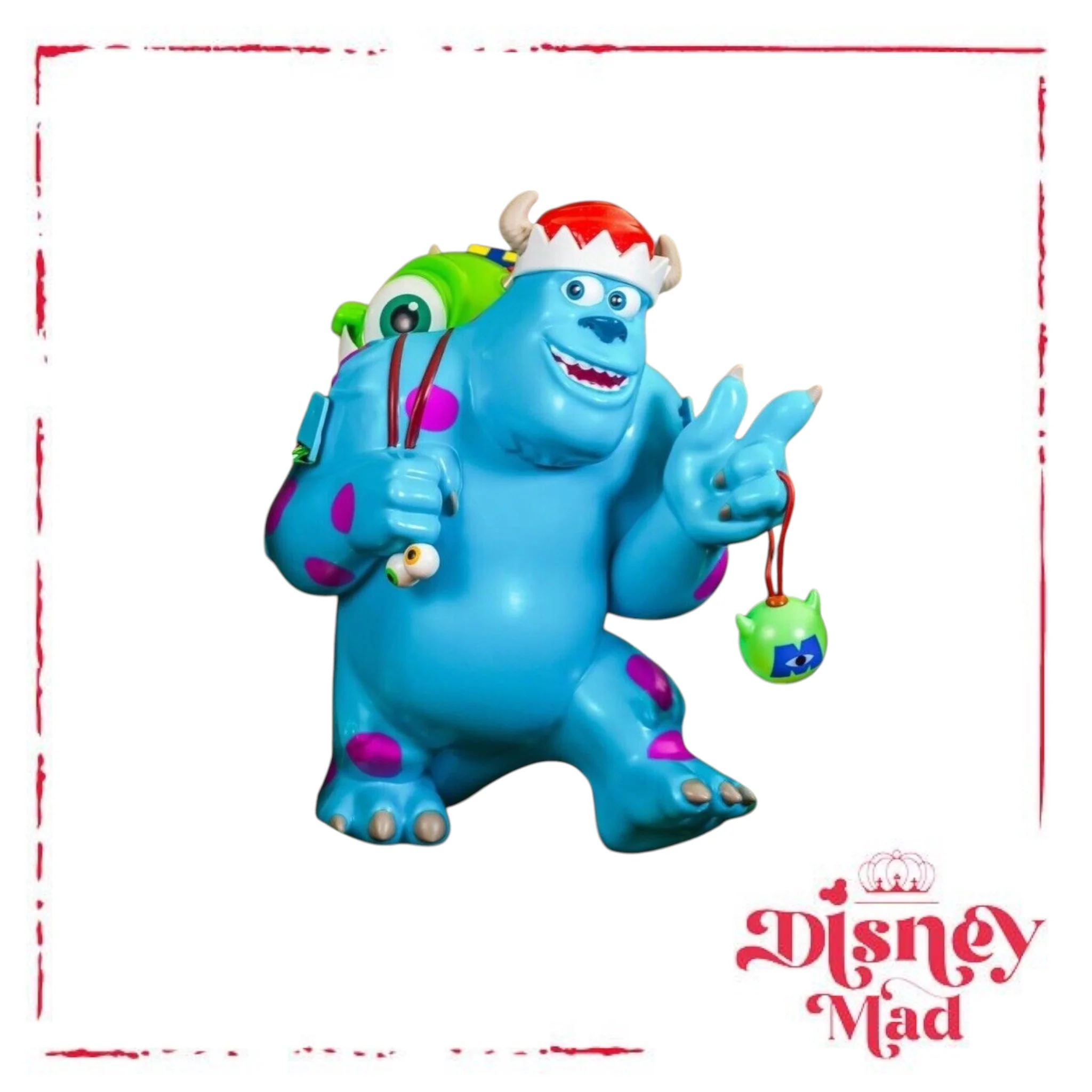 Disney Parks Santa Sulley Popcorn Bucket 2024