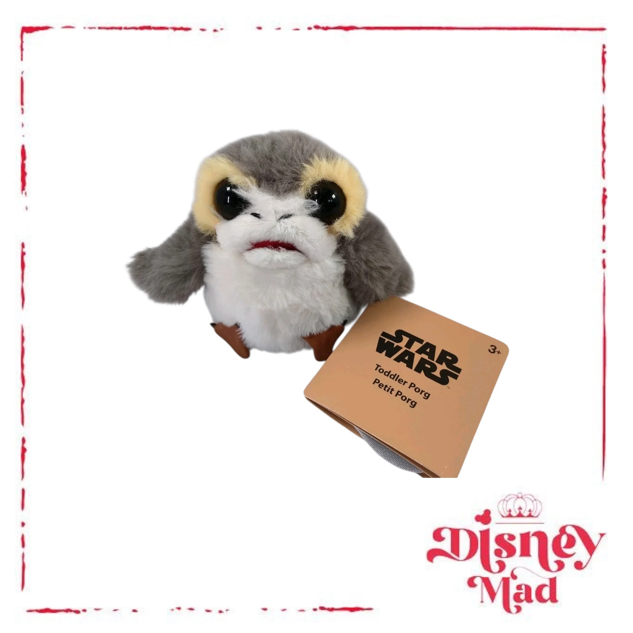 Disney Parks Star Wars Toddler Porg Talking Magnetic Shoulder Pal