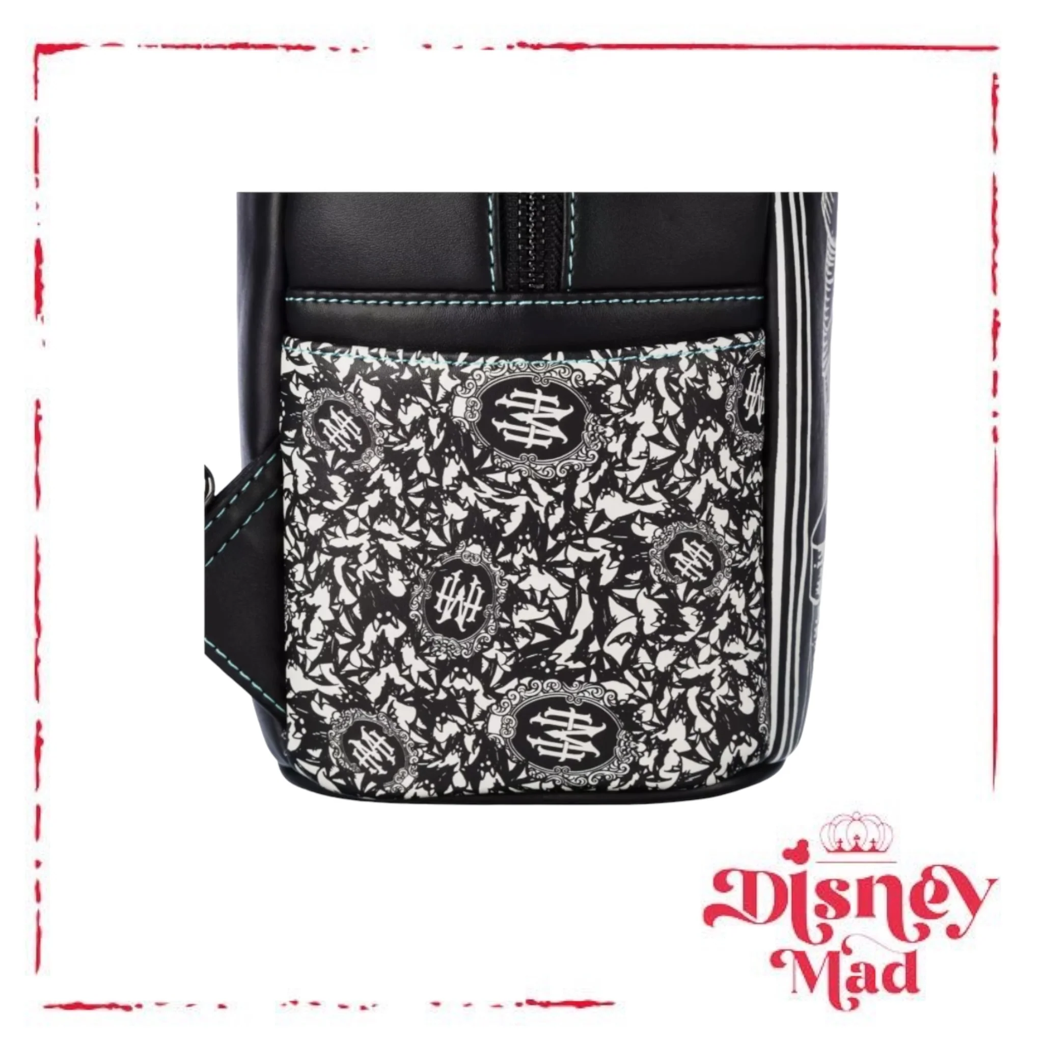 Disney Parks The Haunted Mansion Loungefly Mini Backpack Glow in The Dark - Disney Parks - Image 3