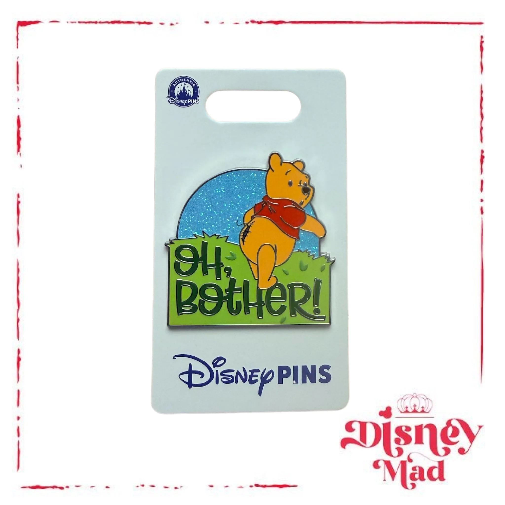Disney Parks Winnie the Pooh " Oh Bother" 2025 Pin