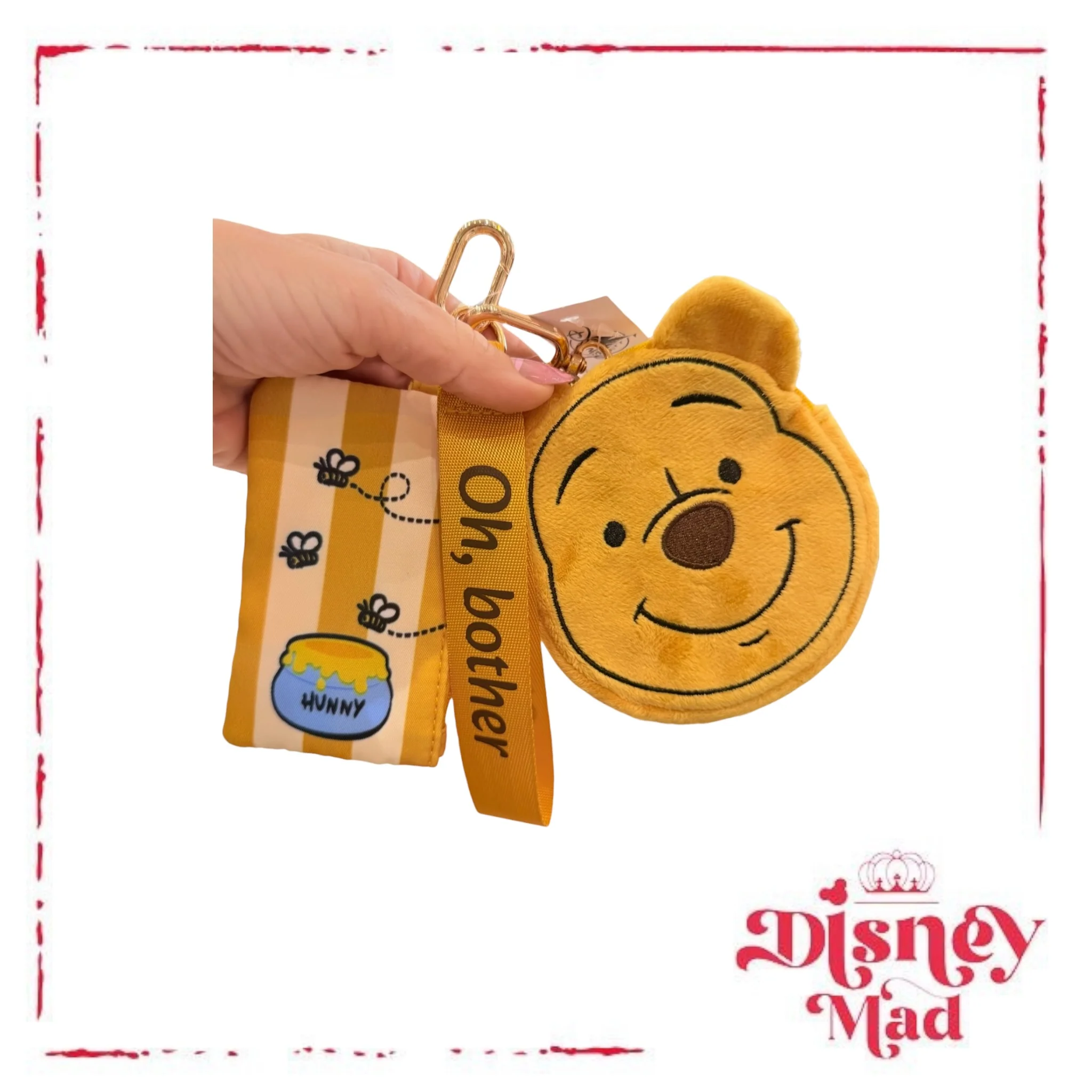 Disney Parks Winnie the Pooh Plush Coin Purse - Image 2