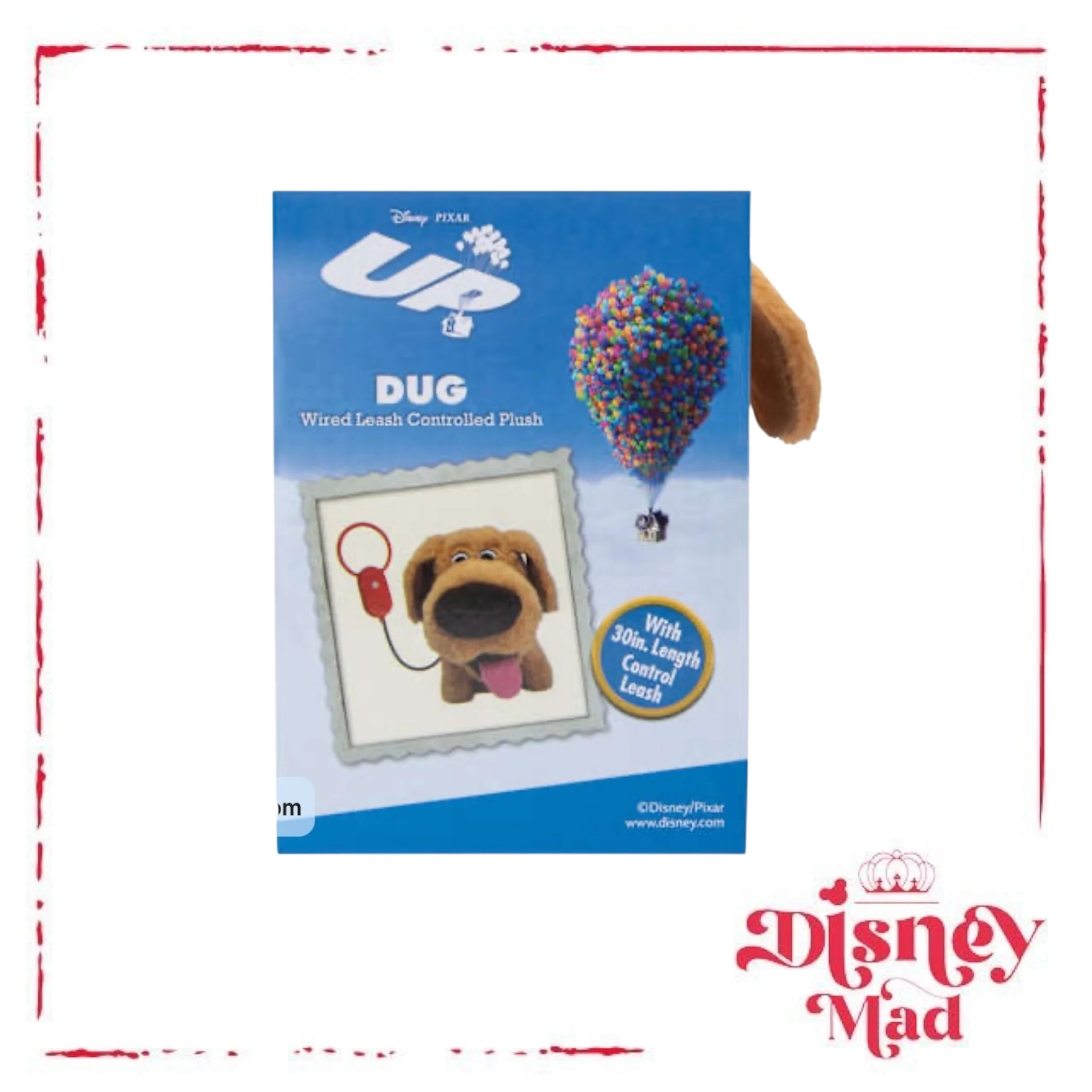 Disney PIXAR Up Dug Wired Leash Controlled Plush Toy - Image 5