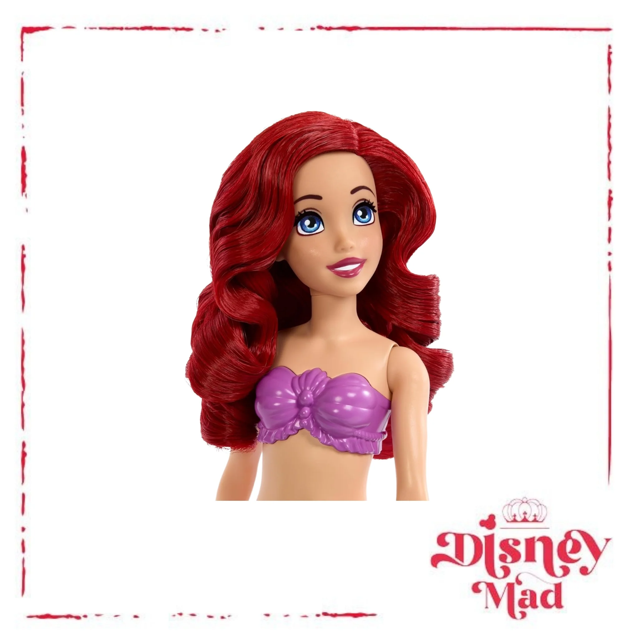 Disney Princess Ariel Mermaid Doll & Rolling Chariot - Image 2