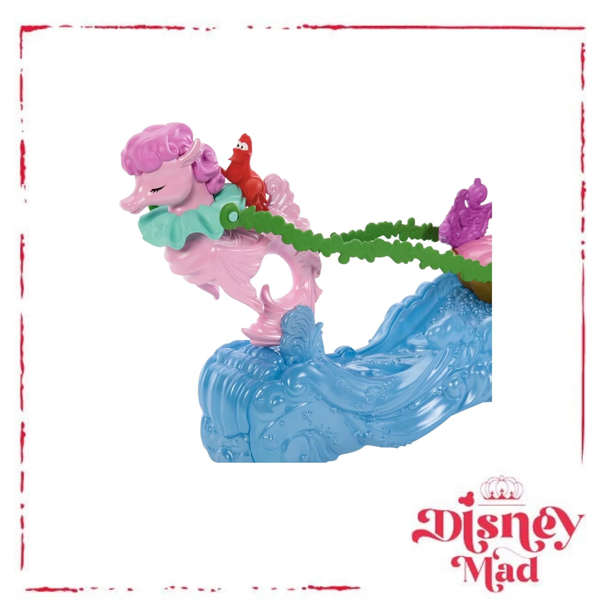 Disney Princess Ariel Mermaid Doll & Rolling Chariot - Image 5