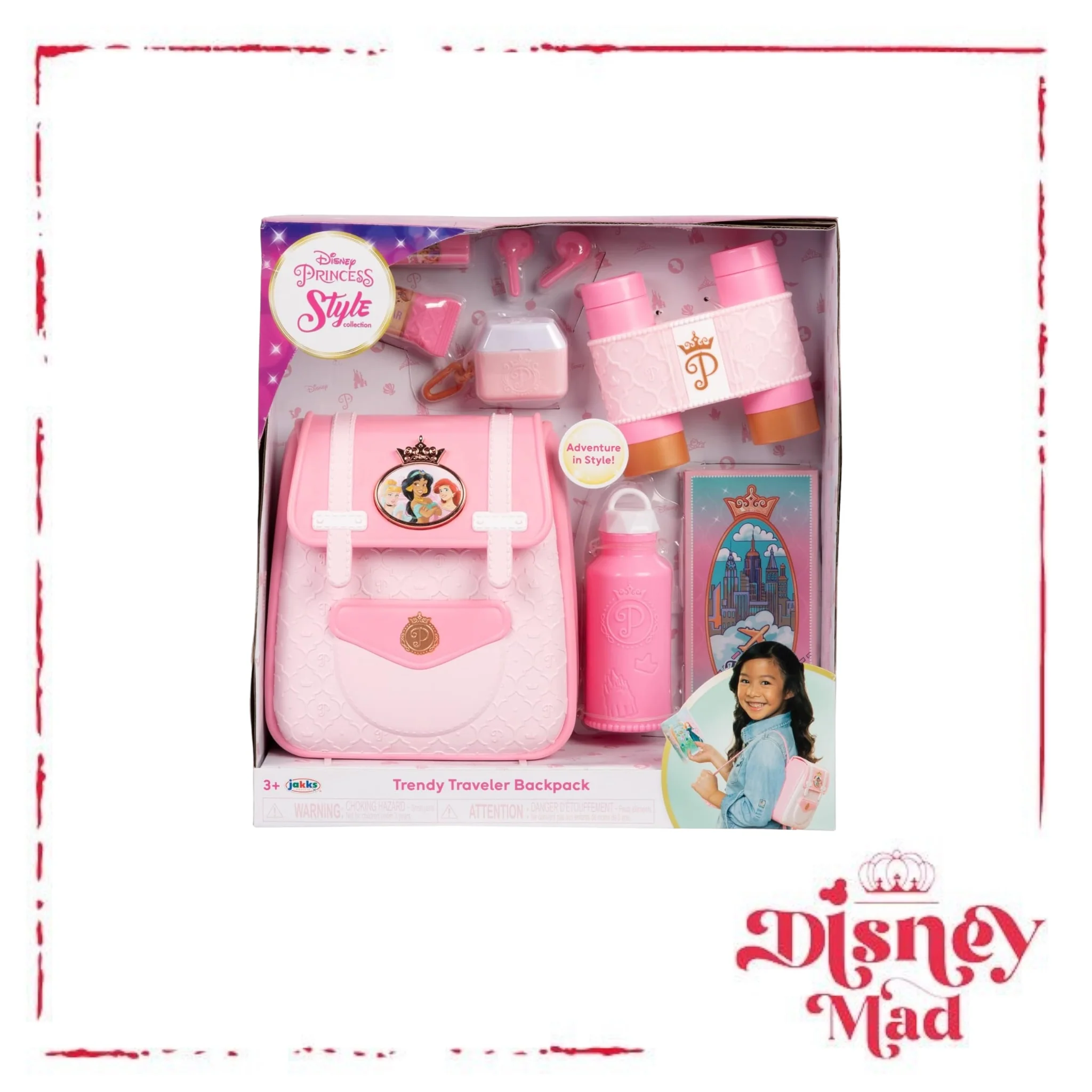Disney Princess Style Collection Travel Backpack Role Play Toy - Image 4