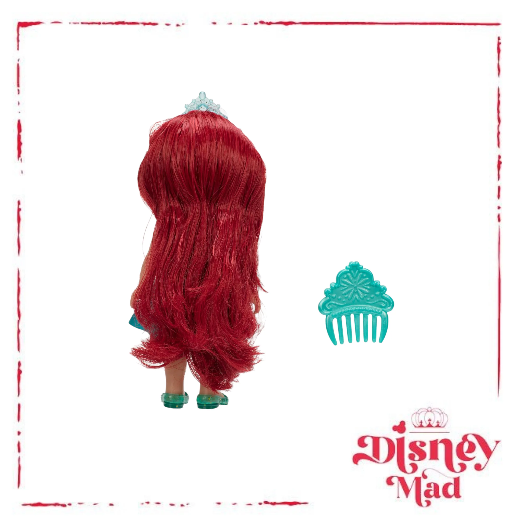 Disney Princess the Little Mermaid Petite Ariel 6 inch Fashion Doll with Beautiful Outfit and Comb - Image 4