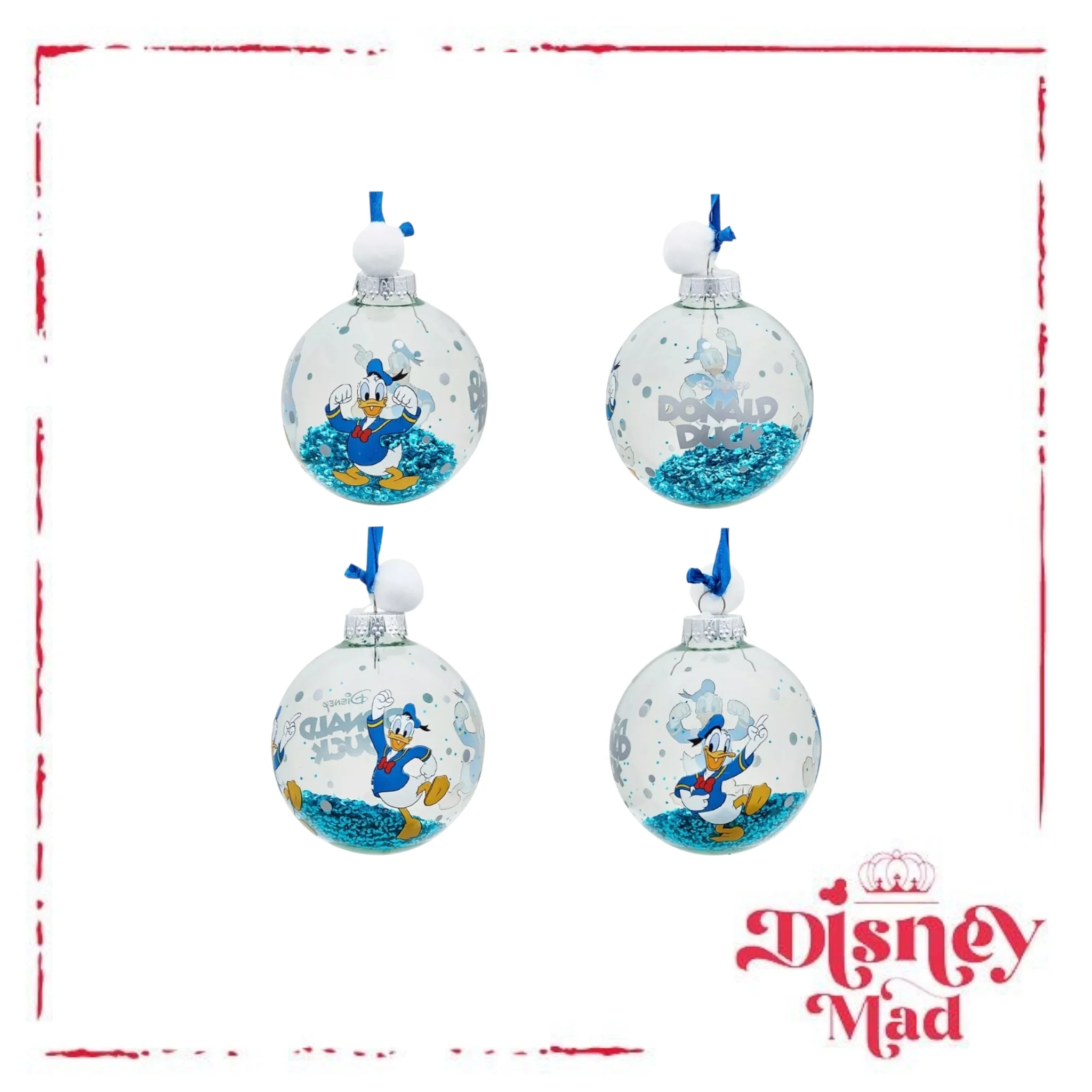 Disney Set of 7 Baubles With Gift Box - Mickey And Friends - Image 5