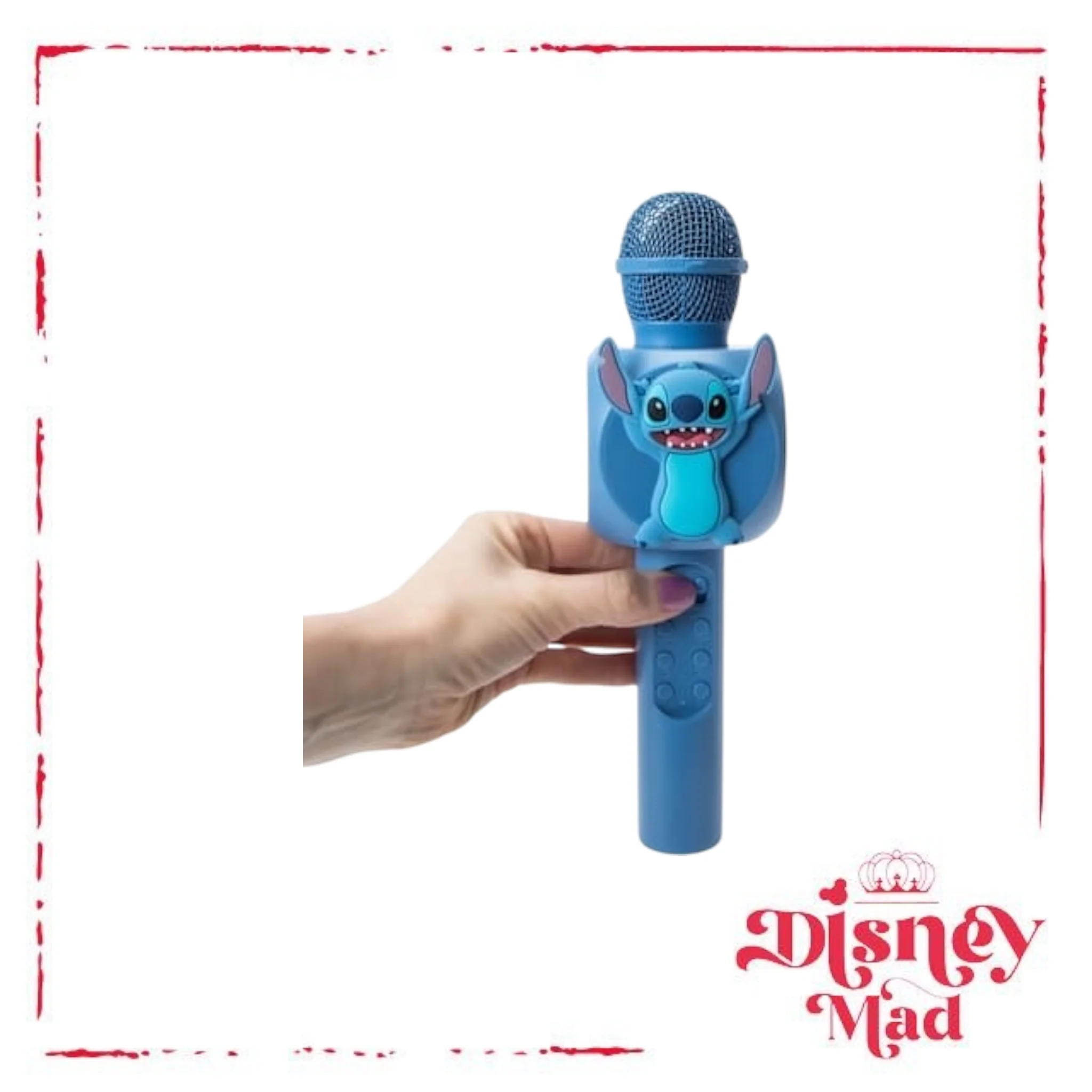 Disney Stitch Bluetooth® LED Karaoke Microphone - Image 3